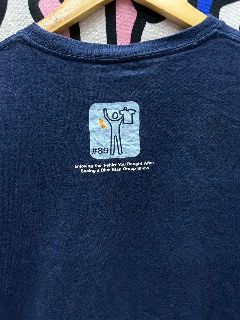 Vintage Vintage 2000s Blue Man Group Band tshirt size M Size US M / EU 48-50 / 2 - 5 Thumbnail