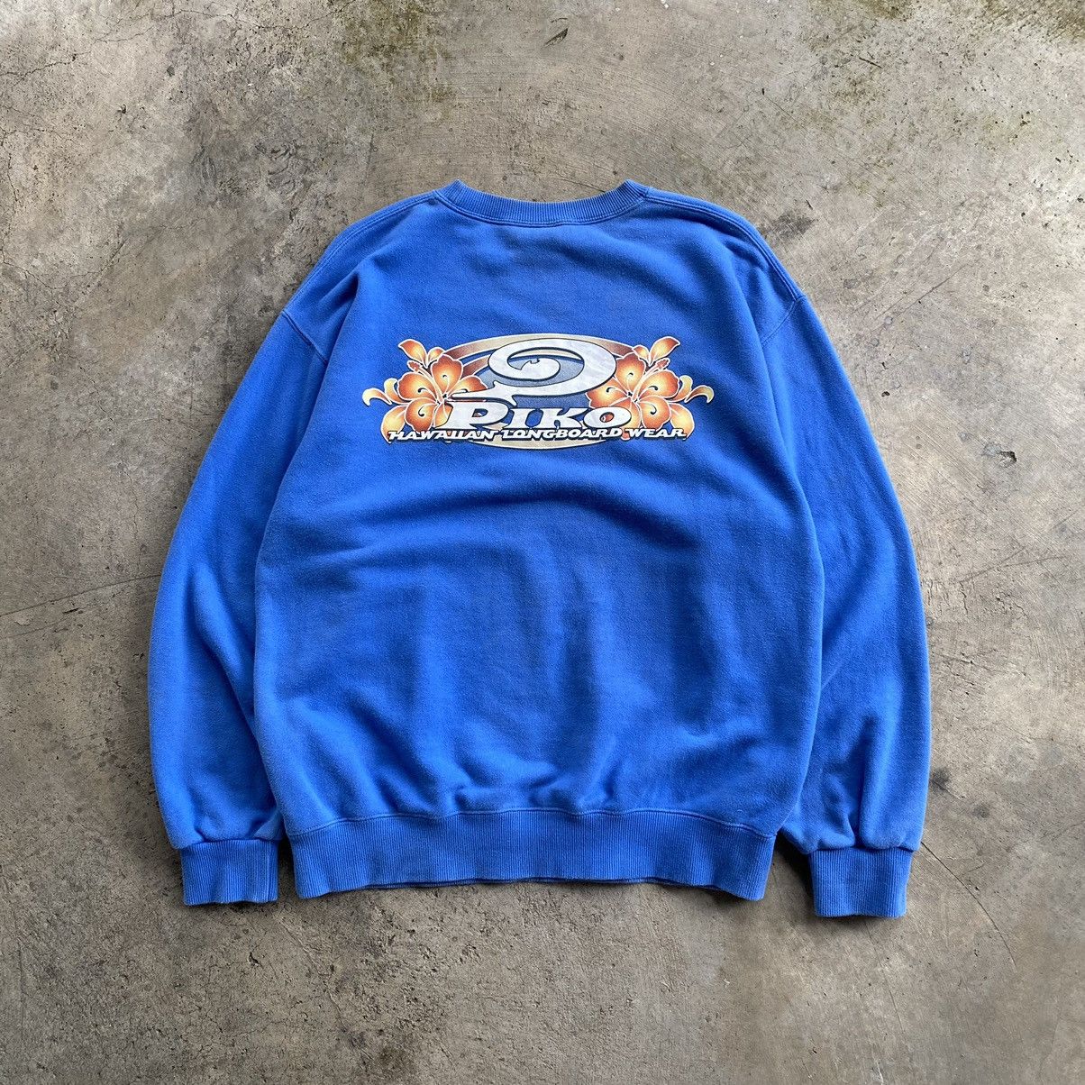 Vintage PIKO Hawaiian Surf Wear Sweatshirt Size US L / EU 52-54 / 3 - 1 Thumbnail