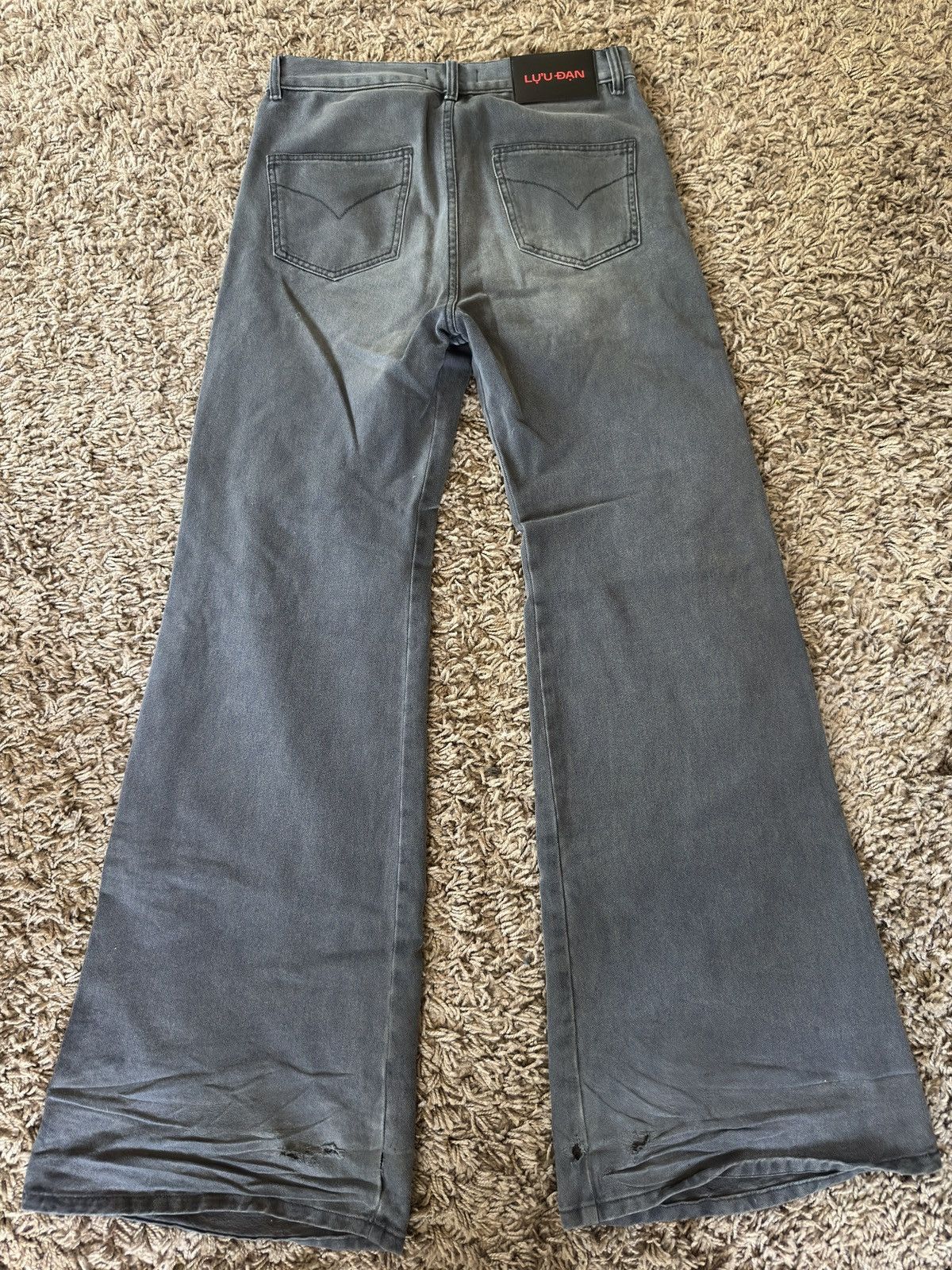 LUU DAN Lu'u Dan Gray Phat Jeans Size 30 Size US 30 / EU 46 - 2 Thumbnail