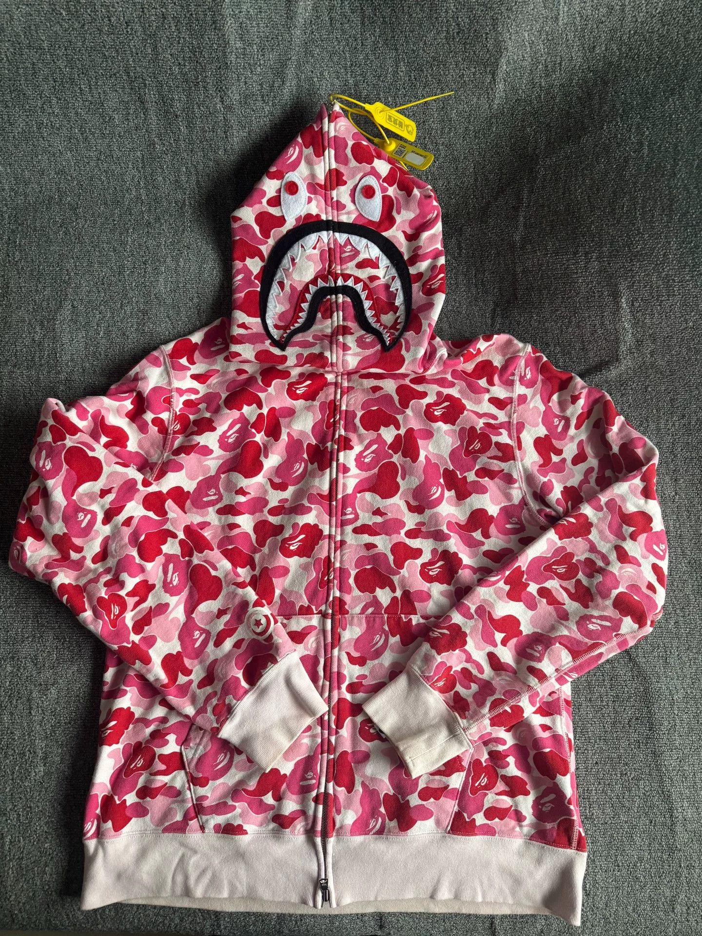Bape Bape Shark Camo Black Light Jacket XL Men Size US XL / EU 56 / 4 - 1 Thumbnail