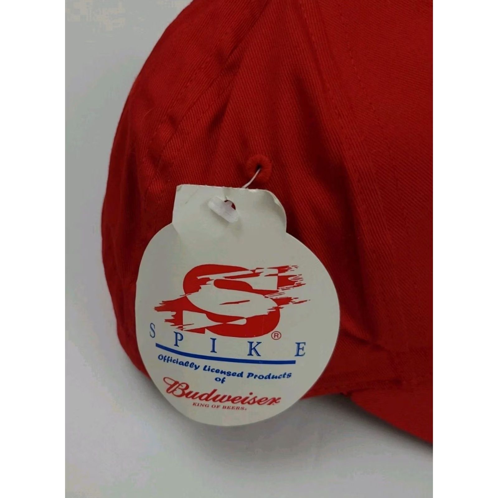 Budweiser VINTAGE Budweiser Hat Mens Adjustable Red Y2k Bud Racing Embroidered Beer Promo Sport Nascar Nwt Usa Size ONE SIZE - 3 Thumbnail