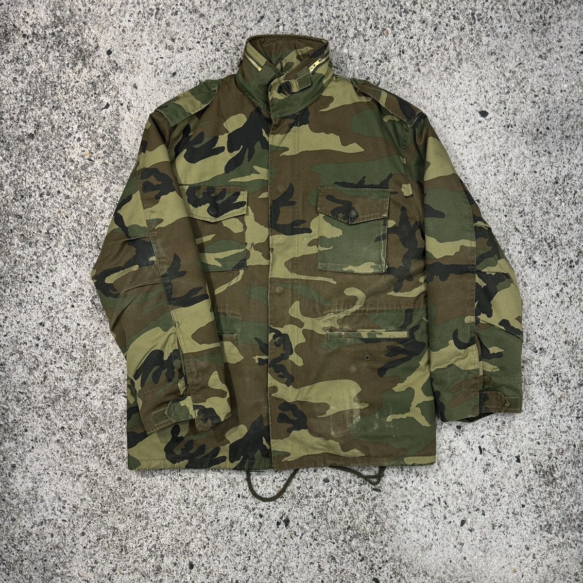 Vintage Vintage Heavyweight Camo Parka Jacket ERD Grunge Chrome Size US L / EU 52-54 / 3 - 6 Thumbnail