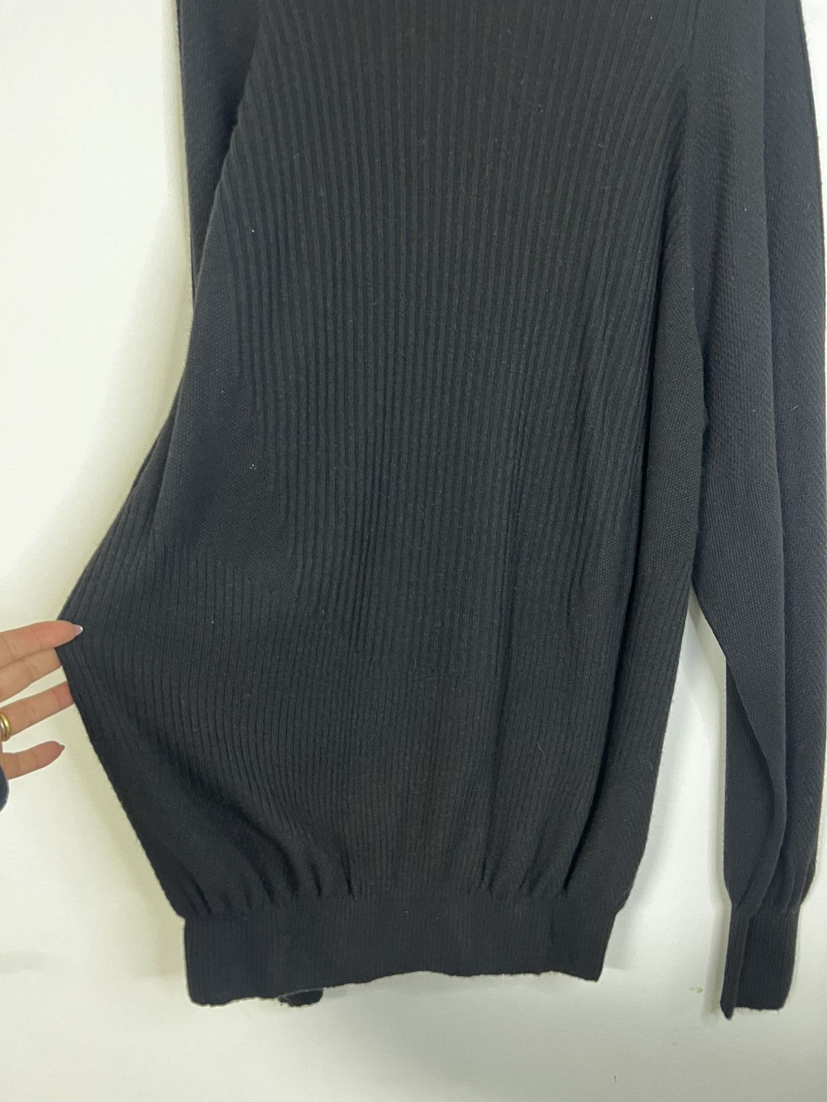Versace Versace jeans sweater jersey cashmere black xxl Size US XXL / EU 58 / 5 - 4 Thumbnail
