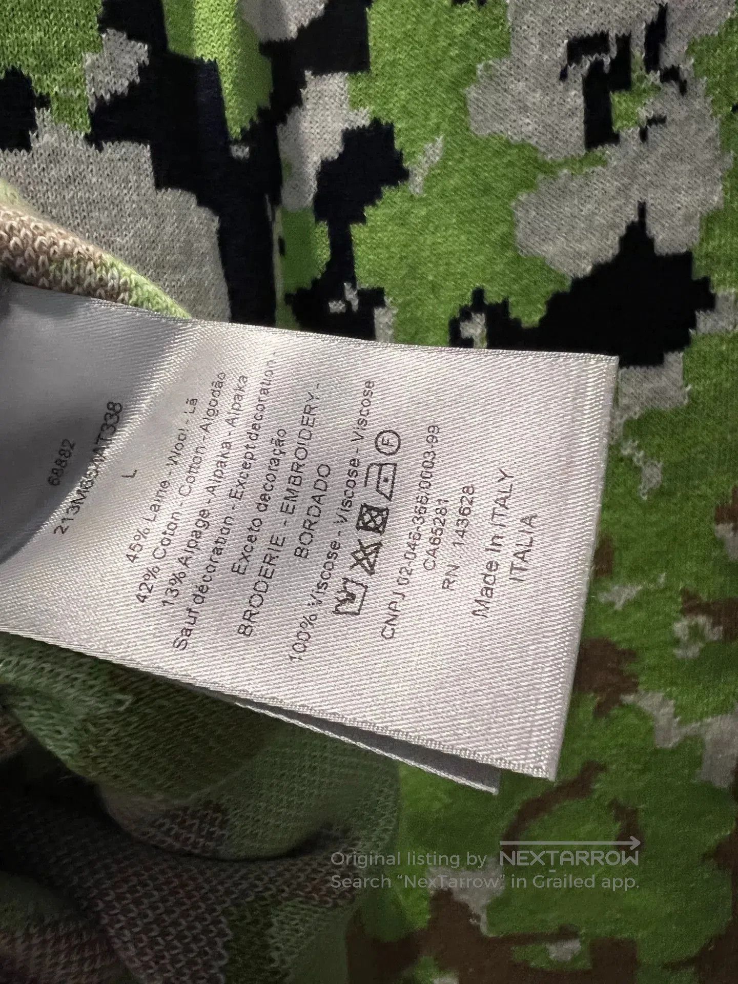 Dior Dior Men's Cotton Knit T. Size US L / EU 52-54 / 3 - 6 Thumbnail