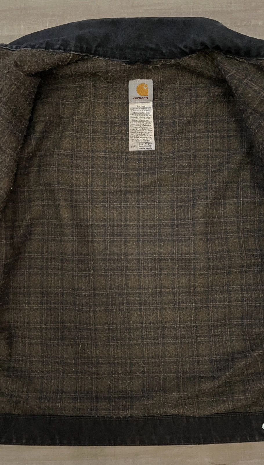 Carhartt Vintage Carhartt J97 DKB Detroit Jacket Size Large Excellent Size US L / EU 52-54 / 3 - 6 Thumbnail