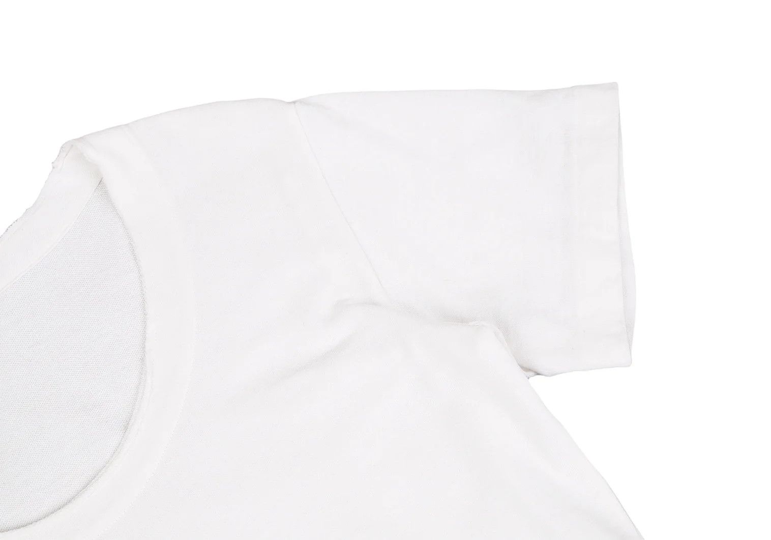 Comme des Garcons Homme Plus Cut-Off Neck Sweat T-shirt in White, Size M Size US M / EU 48-50 / 2 - 4 Thumbnail