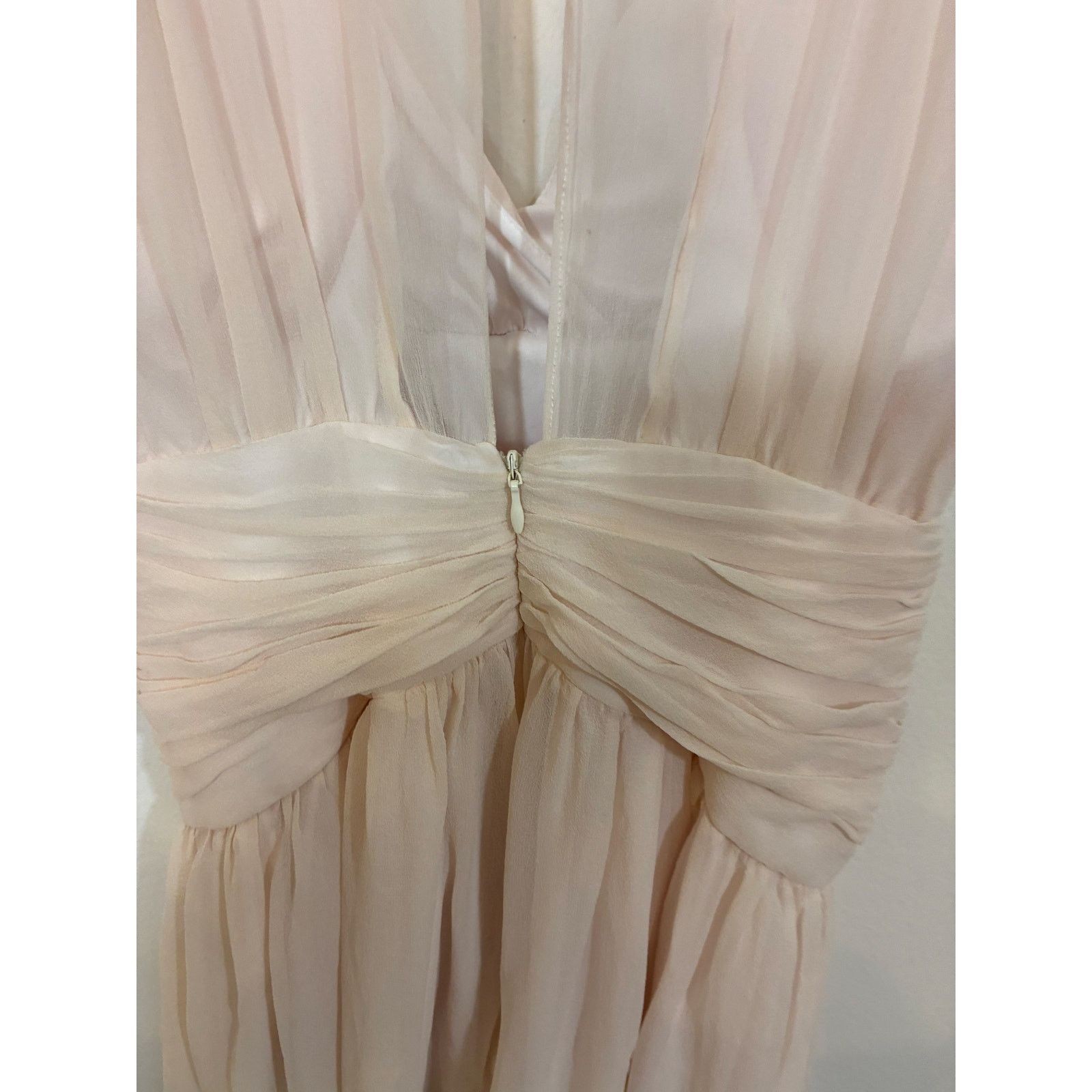 REVOLVE Revolve Divine Heritage Midi VNeck Dress Babydoll Balletcore Size S / US 4 / IT 40 - 4 Thumbnail