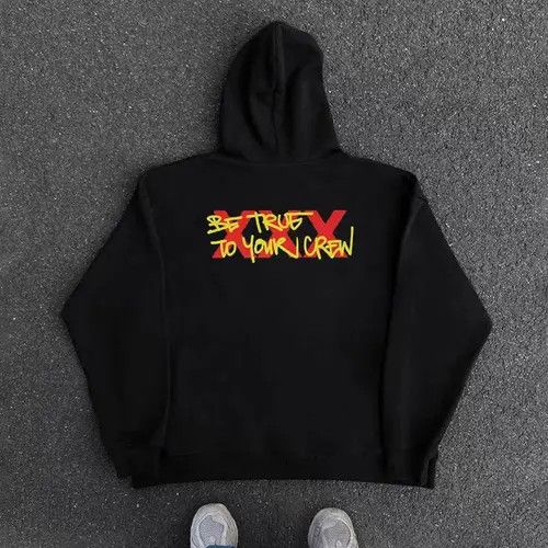 VIBE Street Letter Creative Print Quirky XL Hooded Sweatshirt Size US XL / EU 56 / 4 - 1 Thumbnail