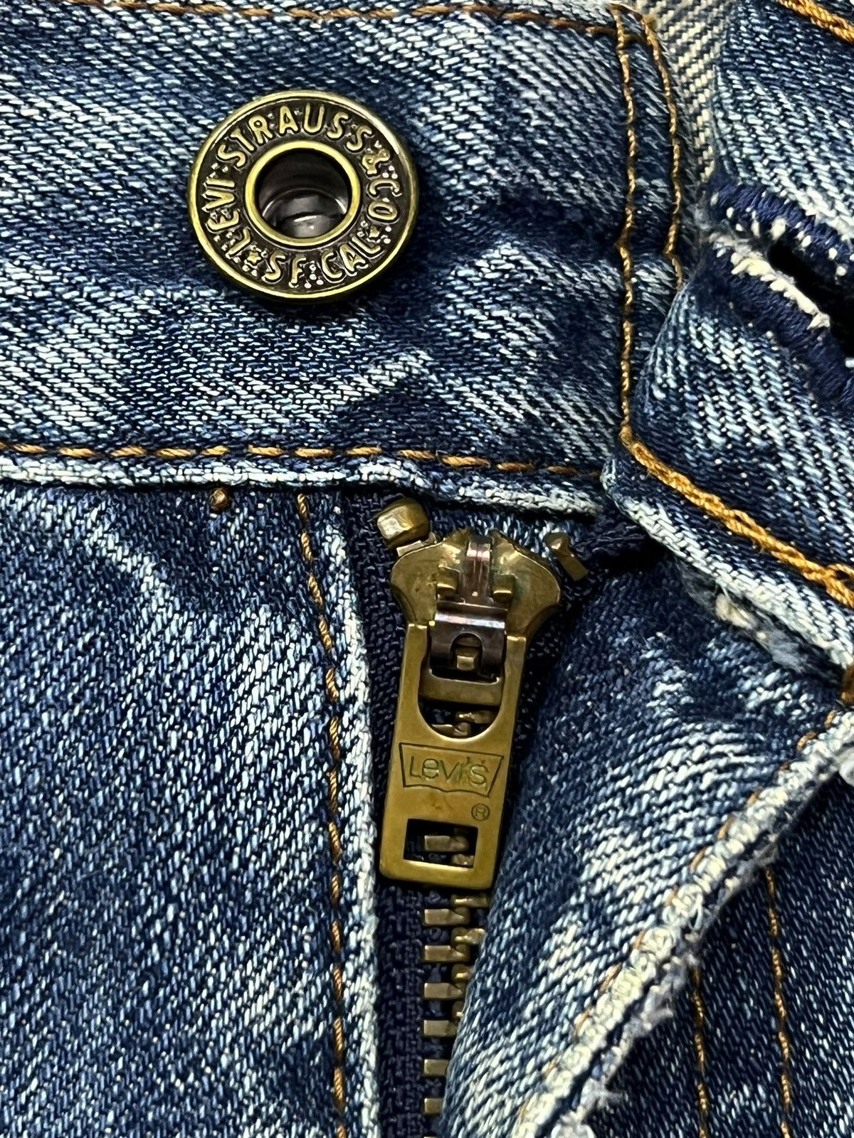 Levi's Baggy Vintage 90s Levi’s 503 Japan - Faded Wash, Distressed Size US 29 - 10 Thumbnail