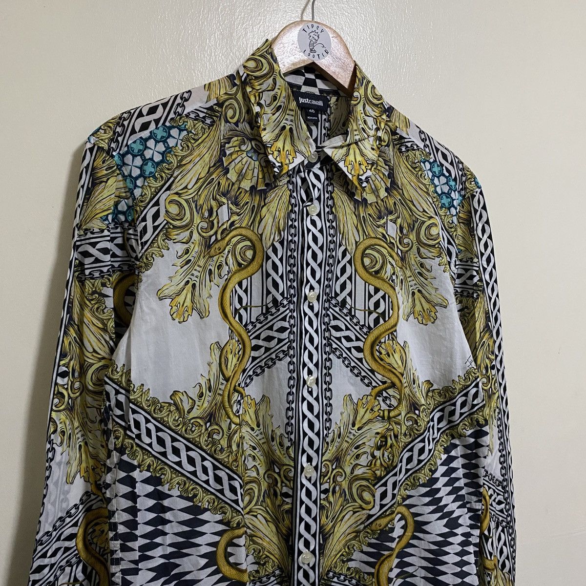 Just Cavalli Just Cavalli Serpent L/S Polo Size US S / EU 44-46 / 1 - 2 Thumbnail