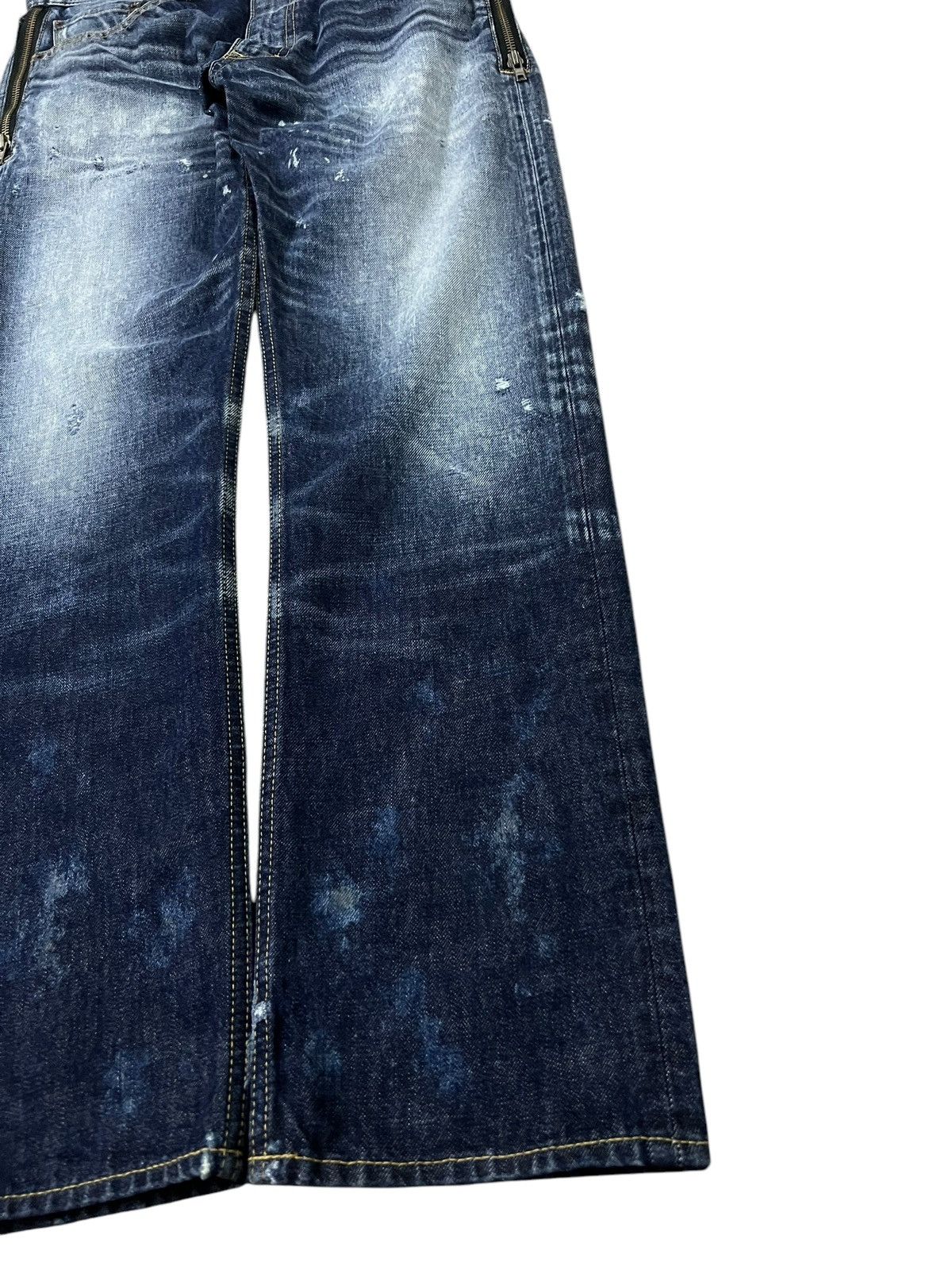 If Six Was Nine × Japanese Brand × Le Grande Bleu (L.G.B.) Ditress Jeans Rna Sweat & Co Punk Very Rare Size US 32 / EU 48 - 4 Thumbnail