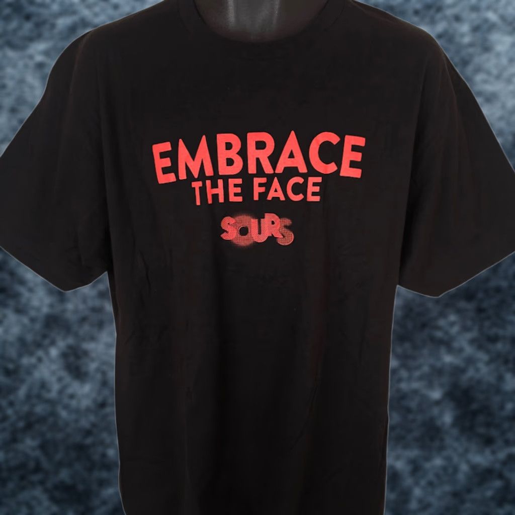 Vintage Smirnoff Sours T Shirt Mens XL Black Embrace The Face Vodka Liquor Promo Shirt Size US XL / EU 56 / 4 - 1 Thumbnail