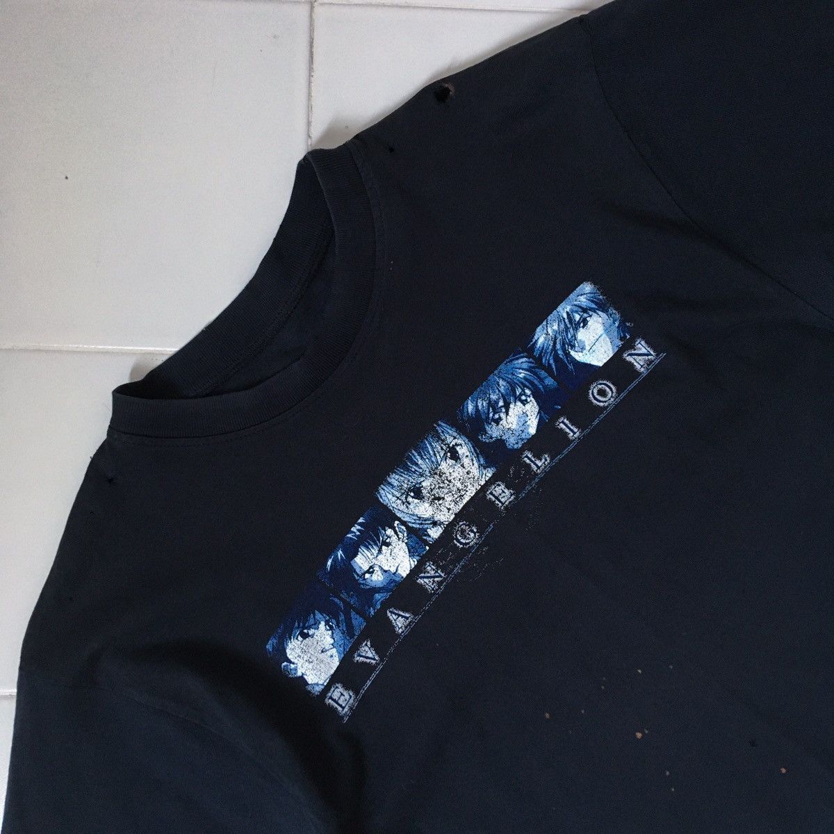 Vintage 00s evangelion bootleg tee Size US M / EU 48-50 / 2 - 2 Thumbnail