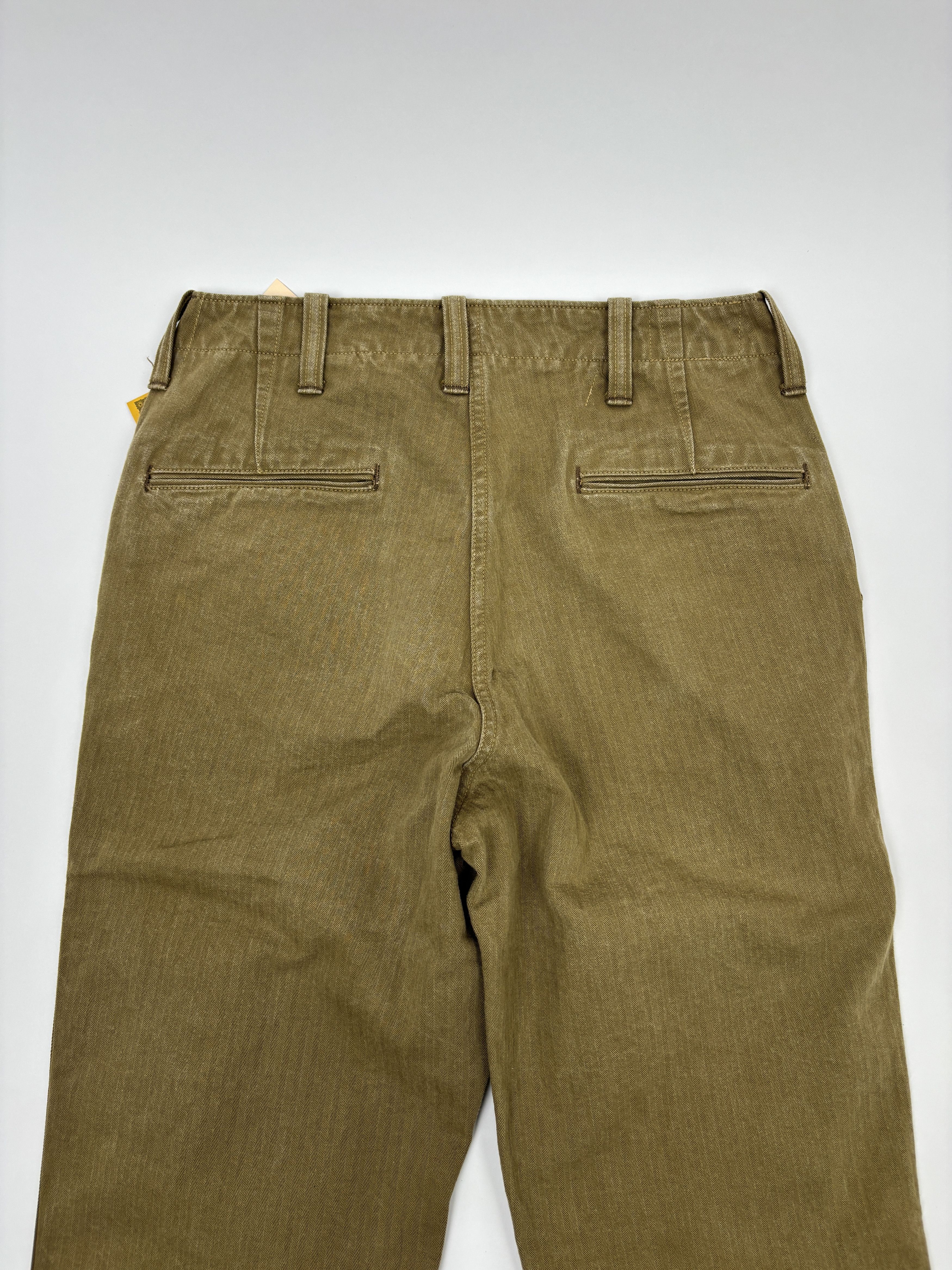 Freewheelers Freewheelers M1942 HBT Trousers Khaki Military Pants Size US 30 / EU 46 - 9 Thumbnail