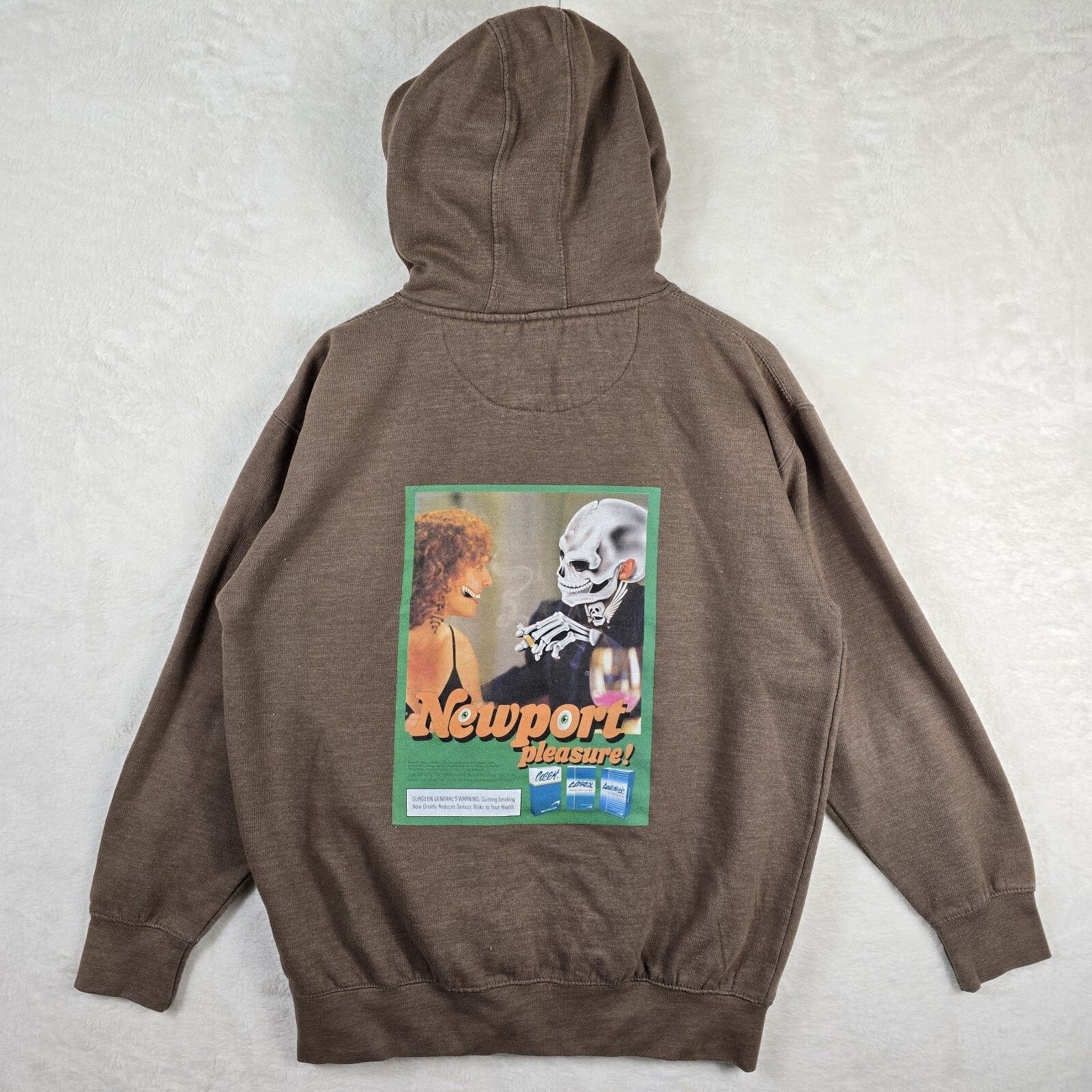cosey Cosey Newport Pleasure Hoodie Sweatshirt Large Hip-Hop Skull Size US L / EU 52-54 / 3 - 8 Thumbnail