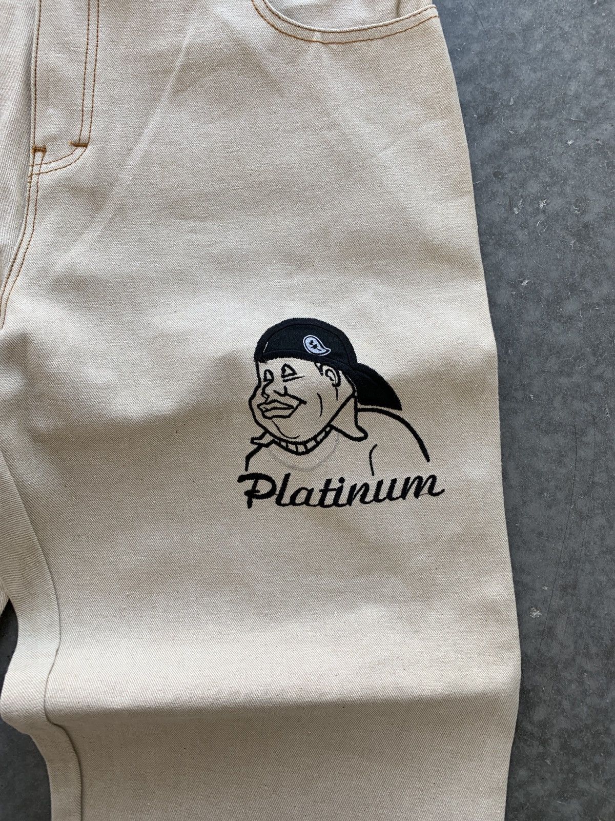 Fubu × Southpole × Vintage Crazy BNWT Vintage Y2K Platinum Fubu Carpenter Jeans Baggy Size US 38 / EU 54 - 2 Thumbnail