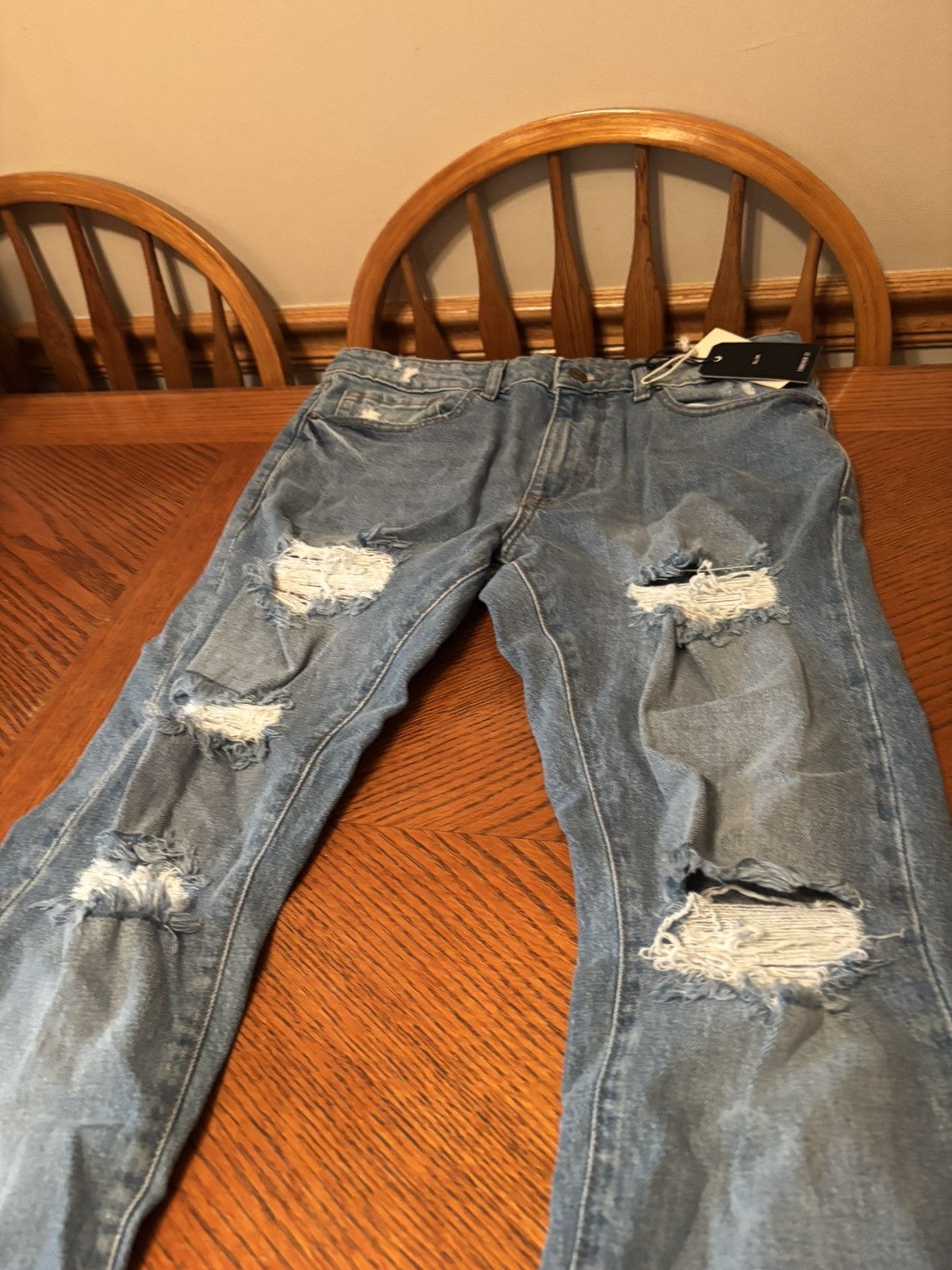Forever 21 Forever 21 Men’s Jeans Slim Distressed Jeans Size 31 NWT New Size US 31 - 4 Thumbnail
