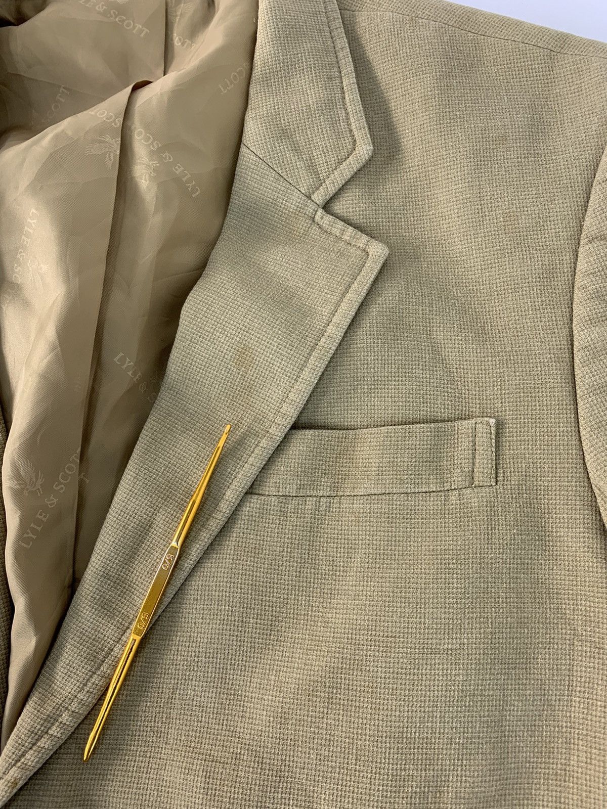 Lyle & Scott 90s Lyle & Scott Scotland Simple Coat Jacket Size US M / EU 48-50 / 2 - 16 Thumbnail