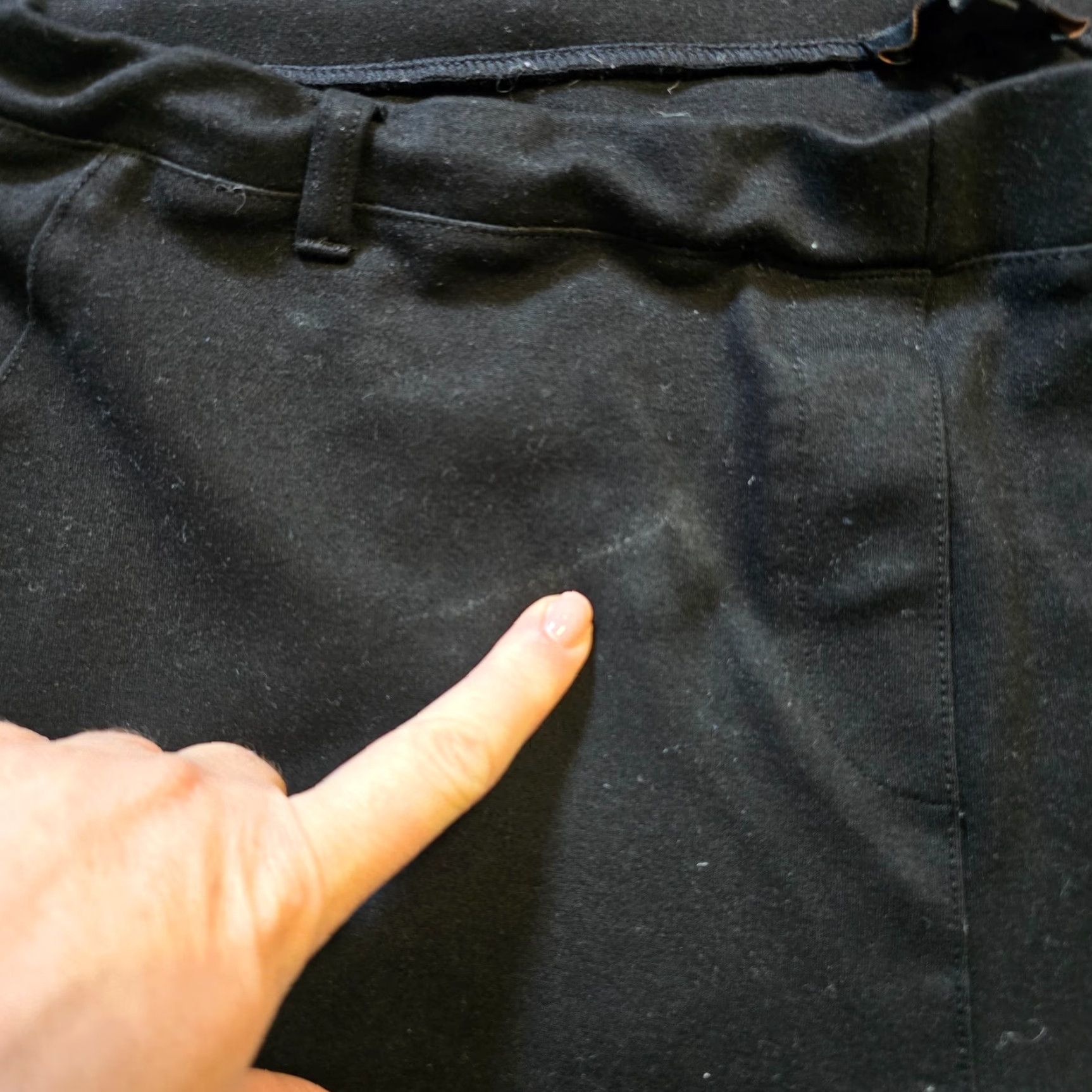 Quince Quince Pants Womens XL Black Scuba Straight Leg Stretch Pull On Capsule Career Dress Pants Slim Straight Leg Womens XL Black Quince Pants Size 40" / US 18 - 5 Thumbnail