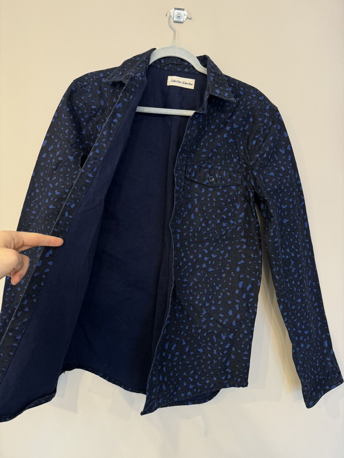 Libertine-Libertine Libertine Libertine overshirt jacket navy howl over shirt Size US M / EU 48-50 / 2 - 3 Thumbnail