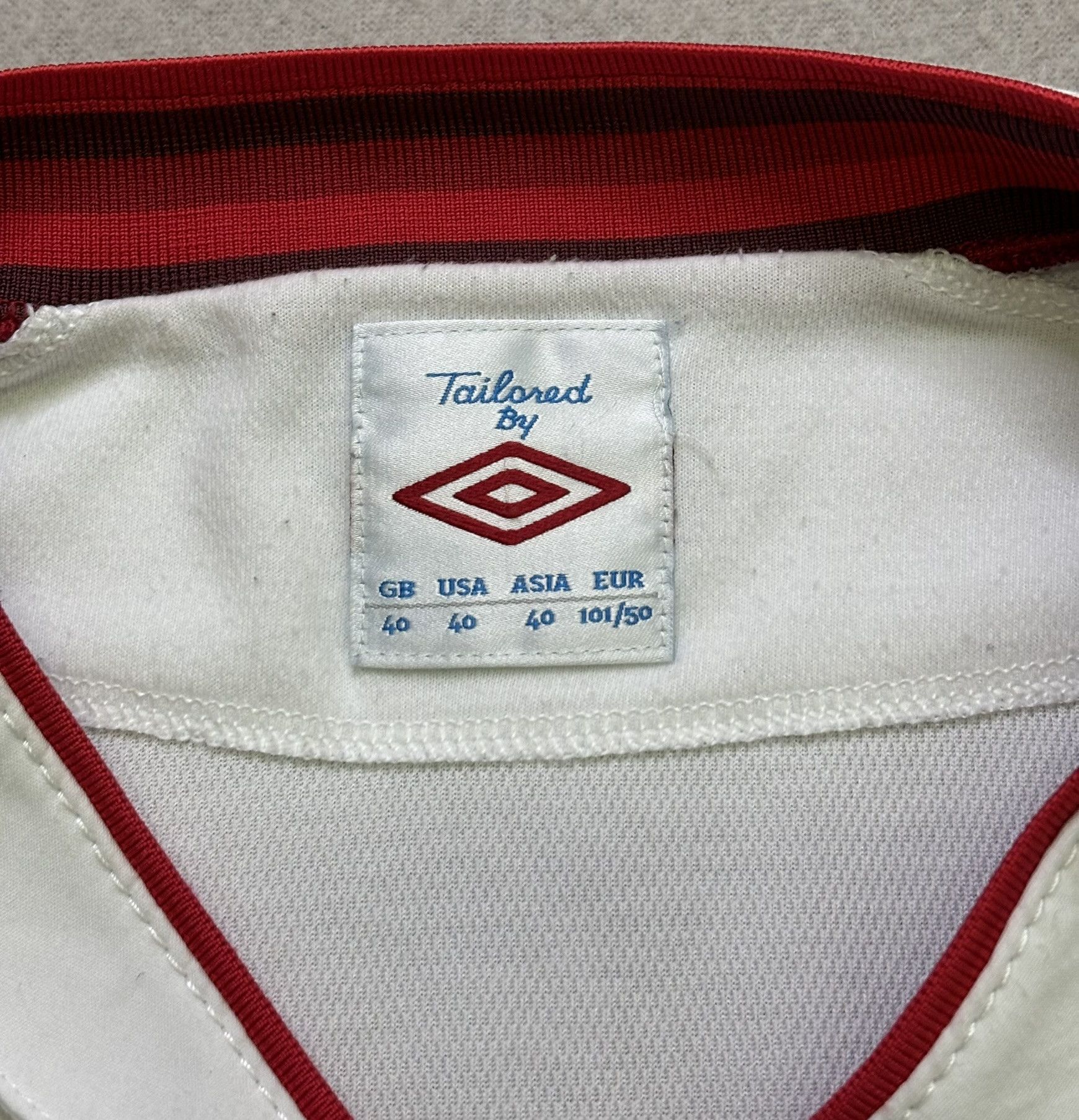 Umbro England 2012 #7 Umbro Football Jersey Size M/L Size US L / EU 52-54 / 3 - 14 Thumbnail