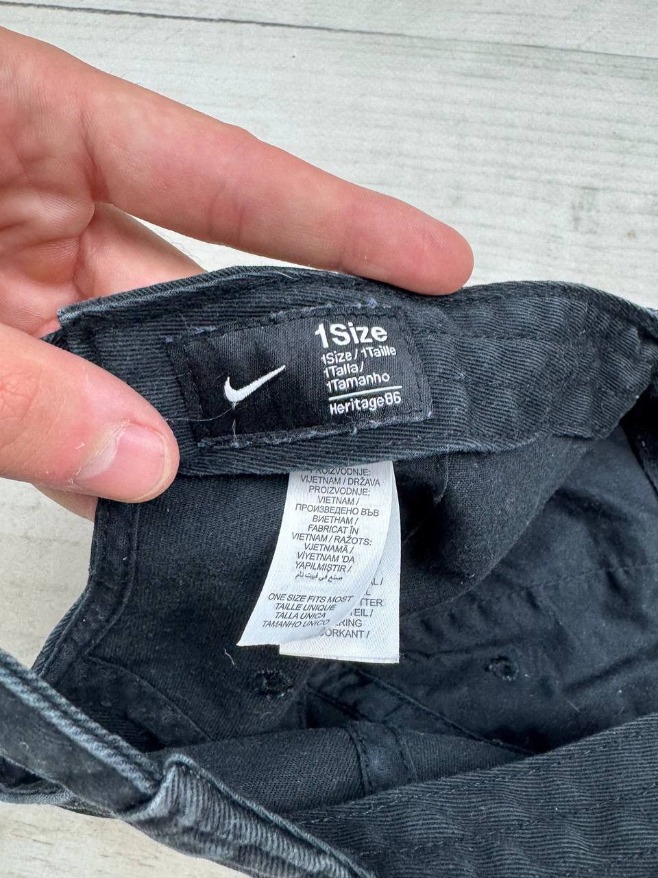 Nike Vintage Nike Cap Logo Swoosh Size ONE SIZE - 12 Thumbnail