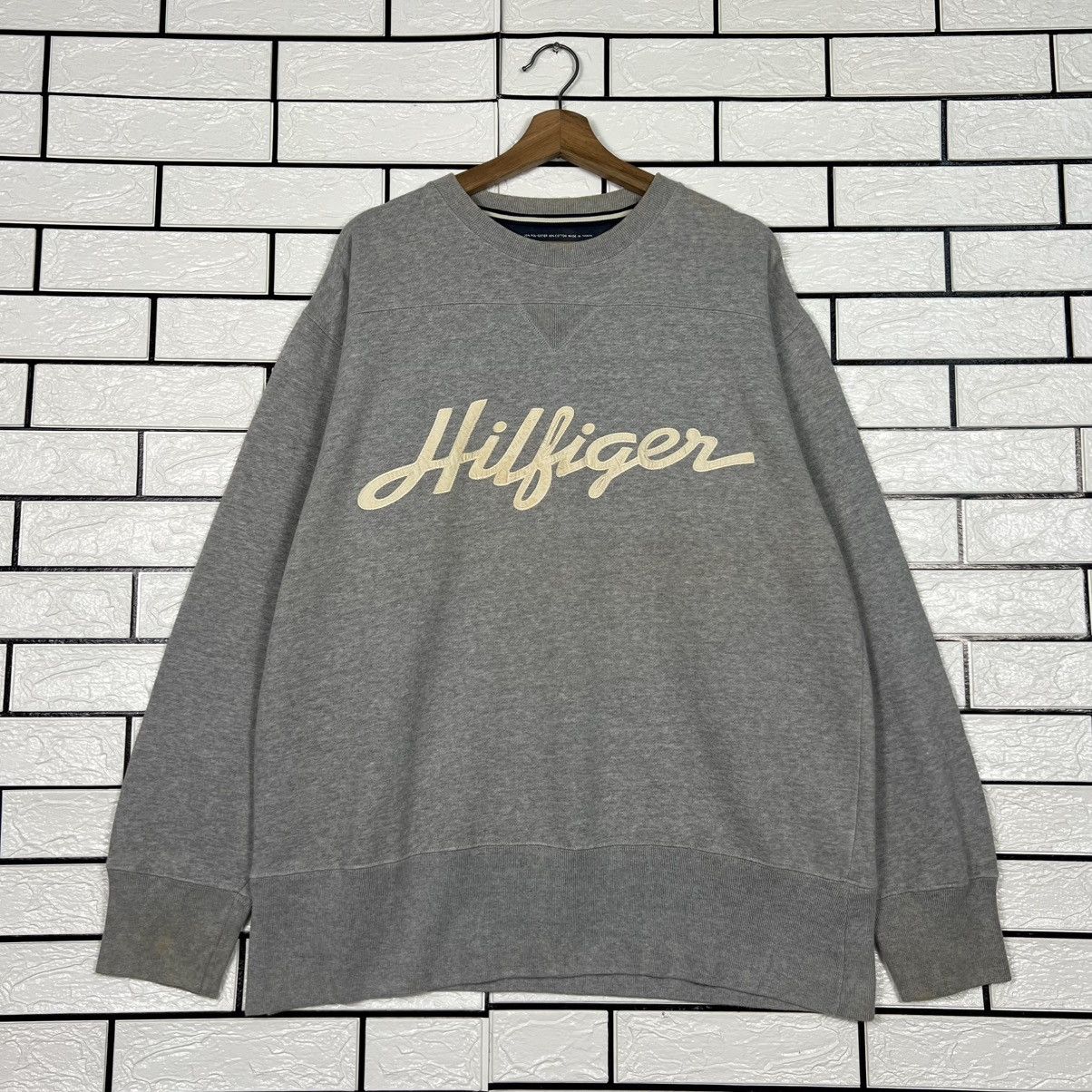 Y2k Vintage TOMMY HILFIGER Big Logo Sweatshirt #3943-C180