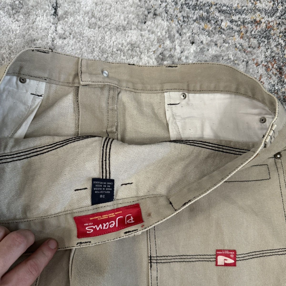 JNCO × Vintage Vintage Y2K Pj mark baggy wide leg carpenter jeans Size US 38 / EU 54 - 4 Thumbnail
