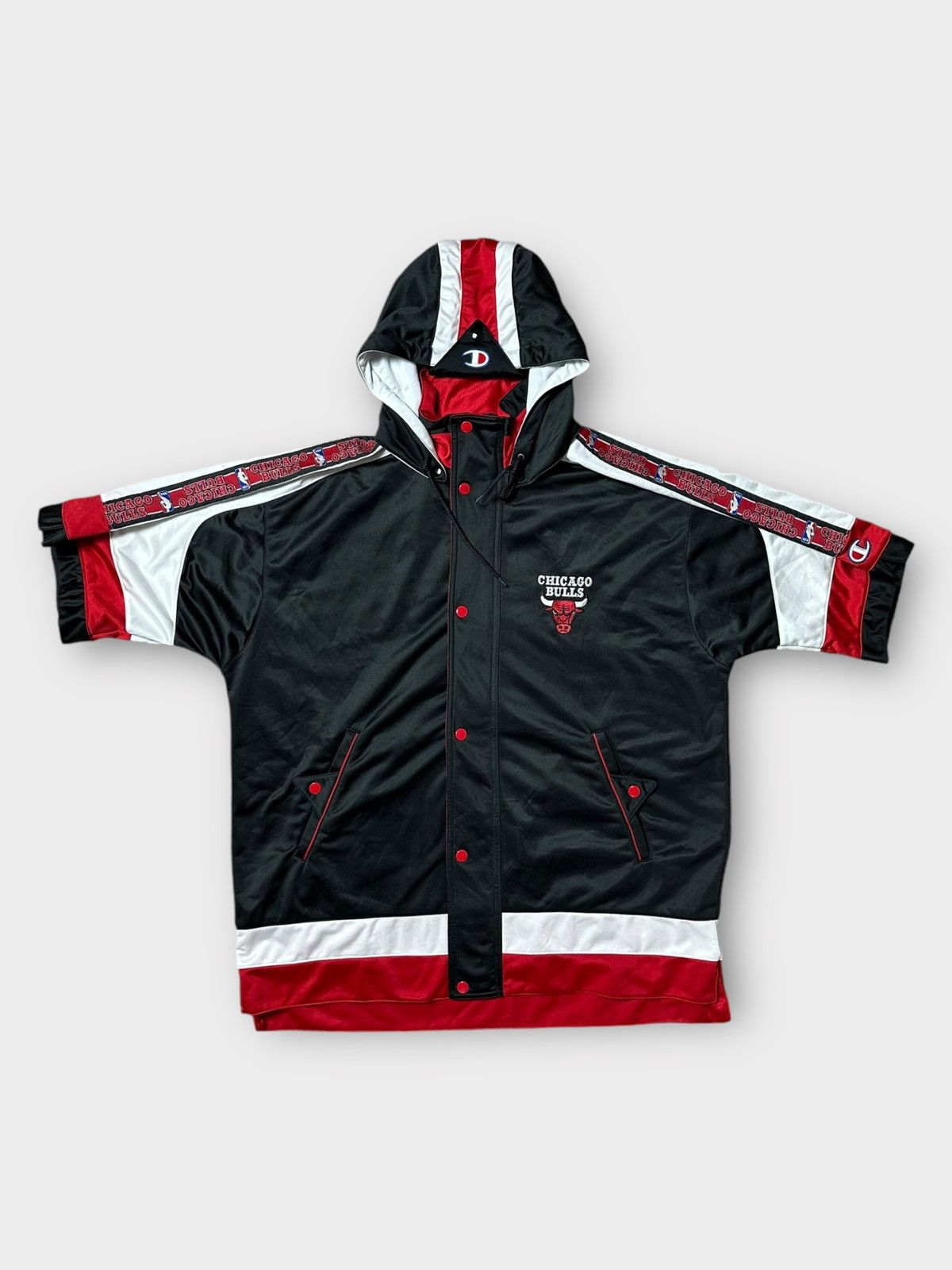 Champion × NBA Vintage Champion Chicago Bulls shooting warm up shirt hoodie Size US L / EU 52-54 / 3 - 1 Thumbnail