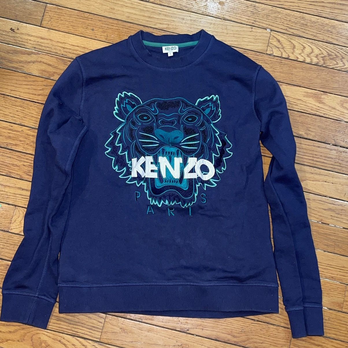 Image of Kenzo Sweatshirt in Blue, Men's (Size Small)