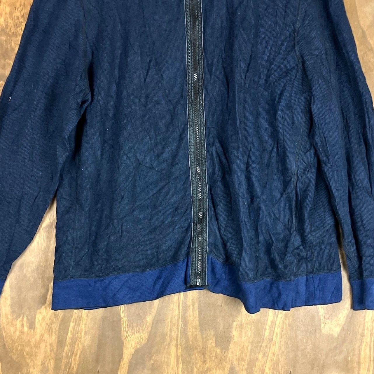 Tommy Bahama VINTAGE Tommy Bahama Mens Jacket Blue Full Zip Knit Long Sleeve Pima Cotton Blend XXL Size US XXL / EU 58 / 5 - 3 Thumbnail