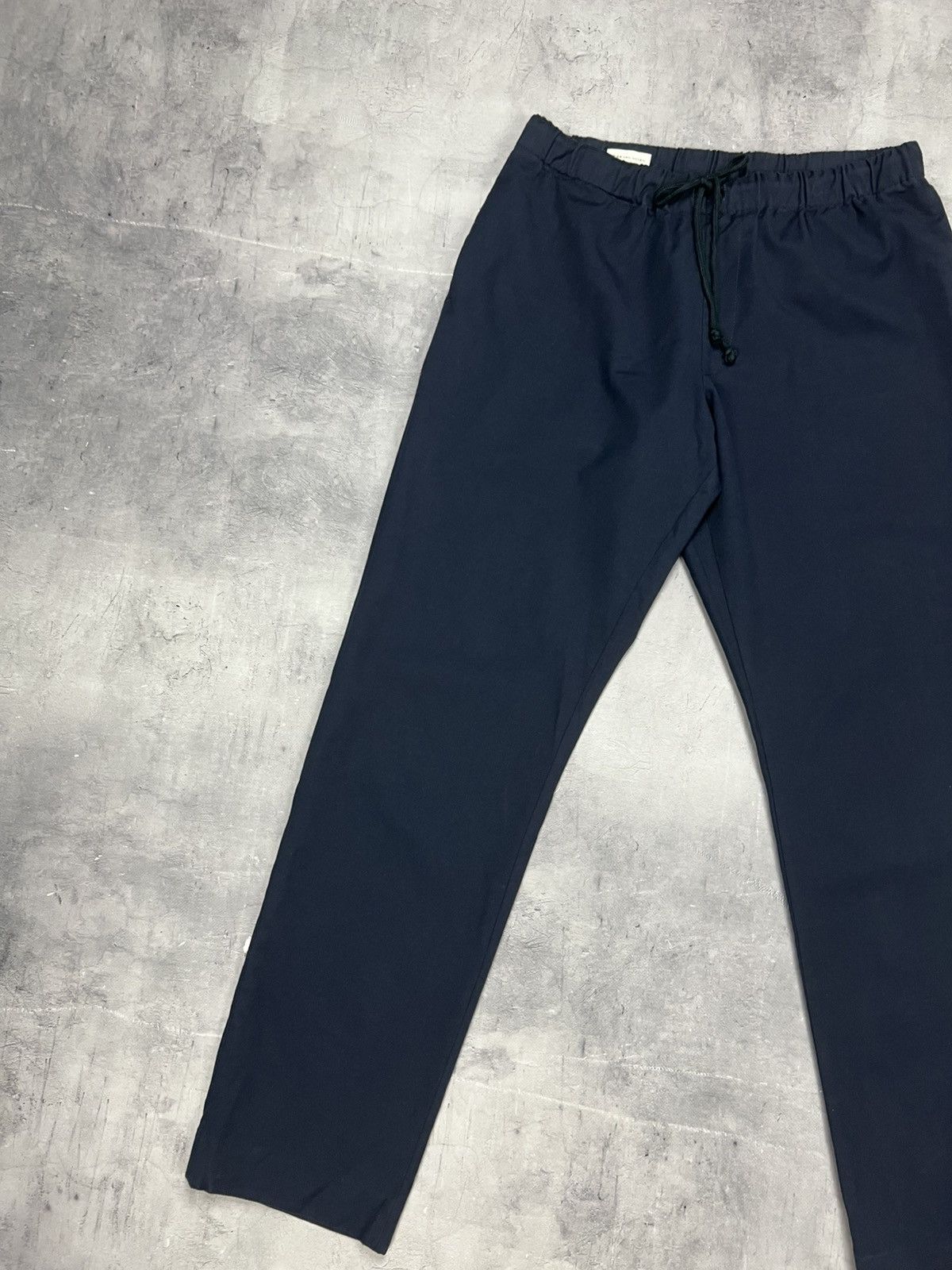 Dries Van Noten Dries Van Noten Navy Blue Mens Wool Chino Baggy Pants Sz 50 Size US 30 / EU 46 - 5 Thumbnail