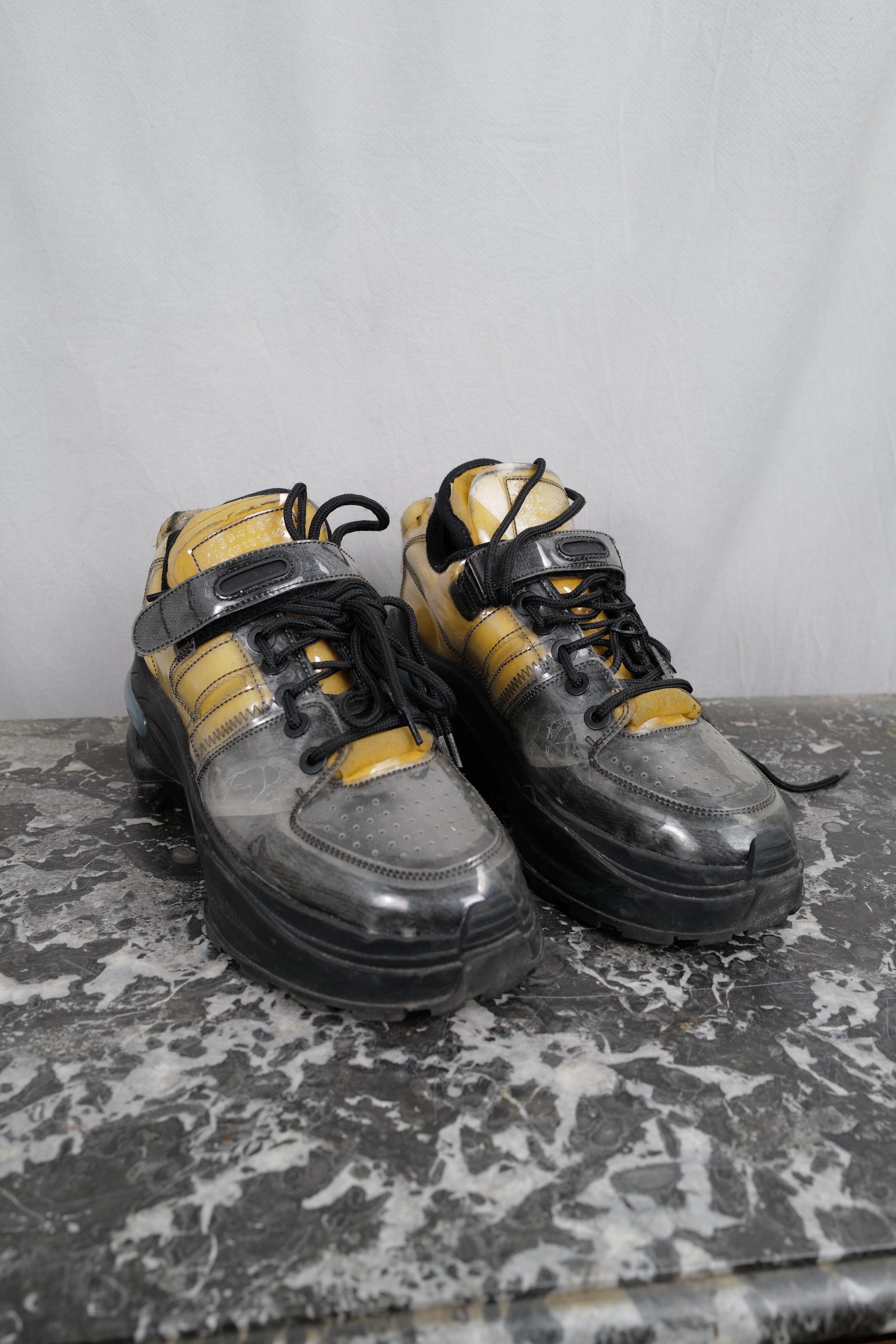 Maison Margiela Maison Margiela PVC Clear Retro Fit Chunky Sole Sneaker Size US 8 / EU 41 - 19 Thumbnail