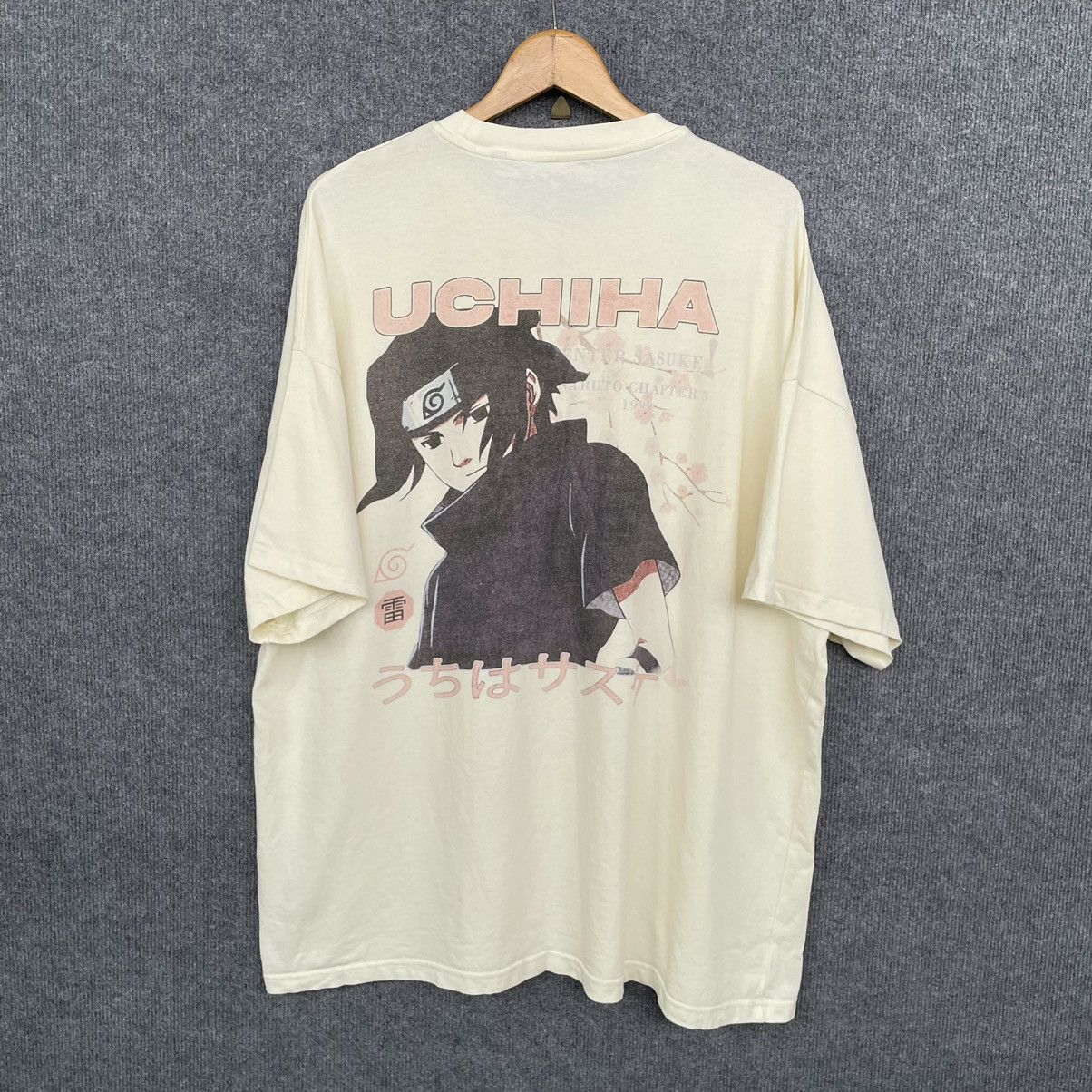 Anime × Japanese Brand × Vintage Vintage 1999 Sasuke Uchiha Naruto Shippuden Anime Tee Size US XXL / EU 58 / 5 - 6 Thumbnail