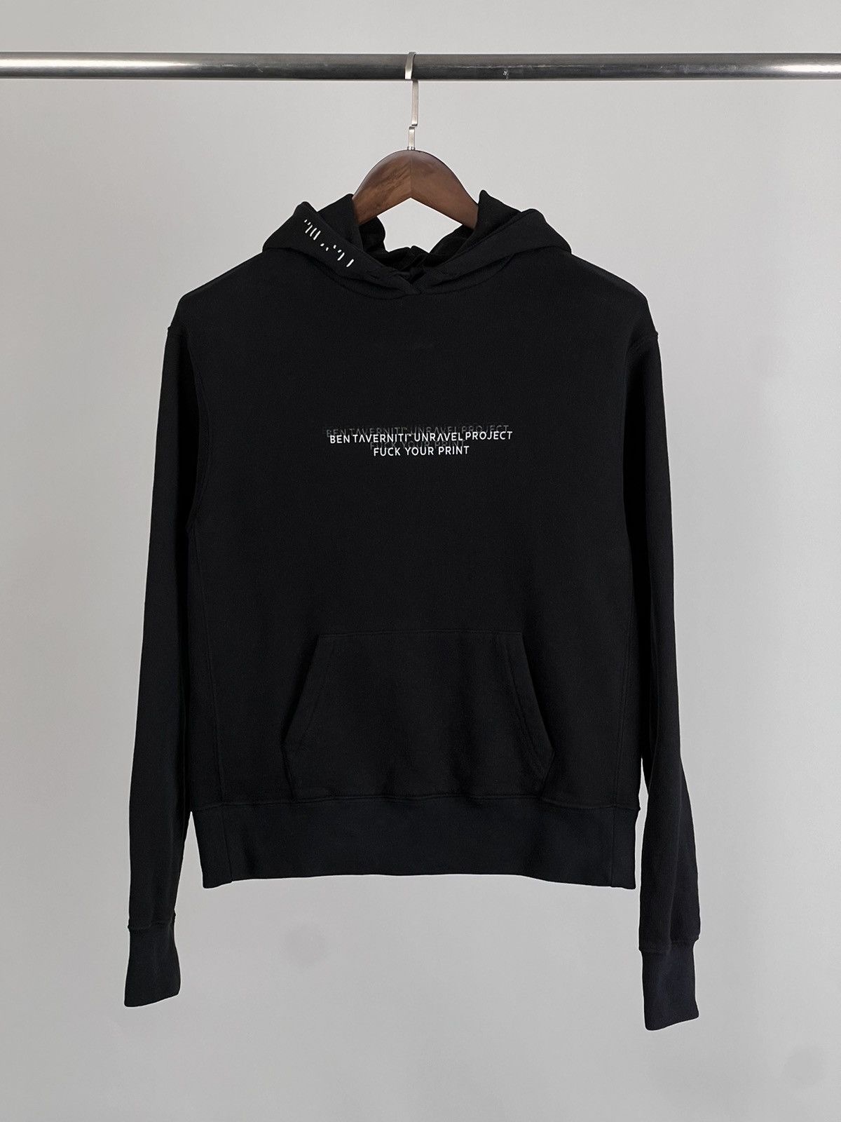 Ben Taverniti Unravel Project Fuck your print hoodie S | Grailed