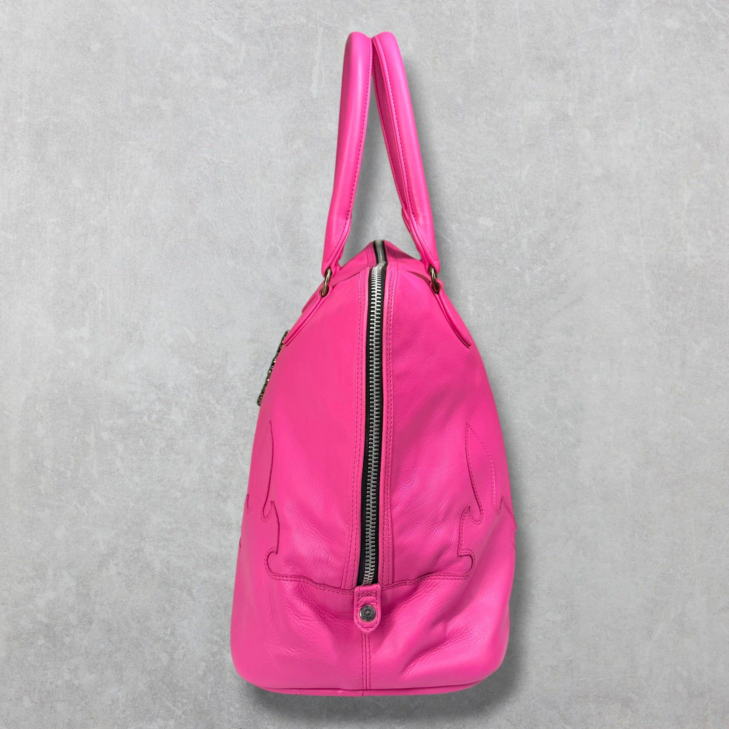 Chrome Hearts Chrome Hearts Pink Filigree Slouchy Mo Bag Size ONE SIZE - 3 Thumbnail