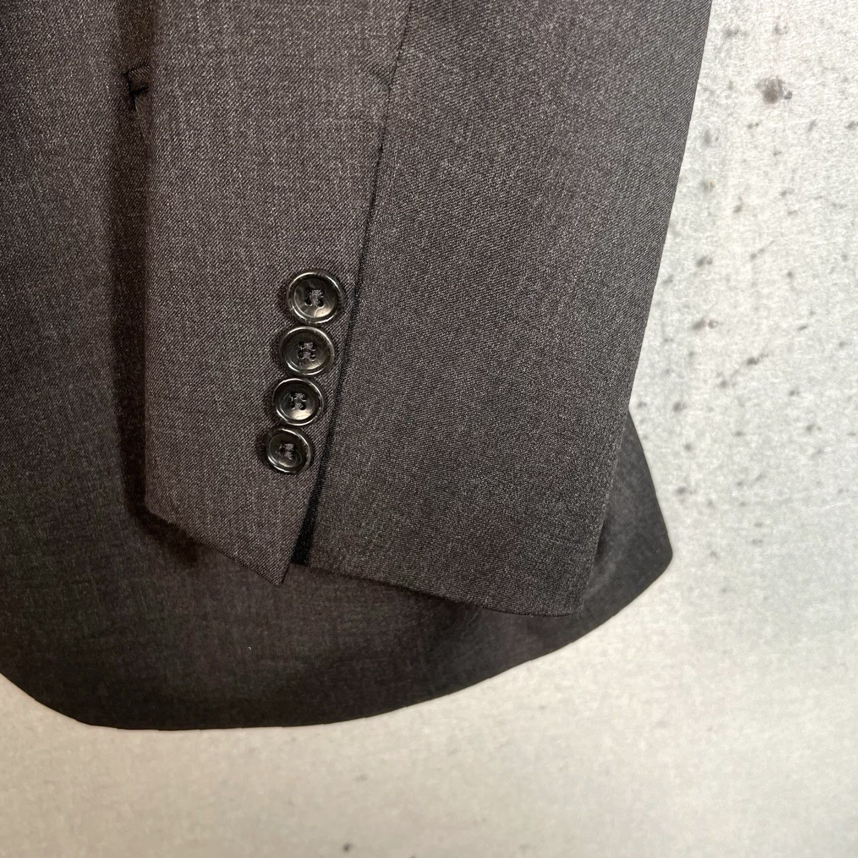 Brooks Brothers BROOKS BROTHERS Sport Coat Jacket Men 42S Gray Wool Blazer 2-Button Single-Breasted Vintage/Classic 1818 Style Mens Size 42S - 6 Thumbnail