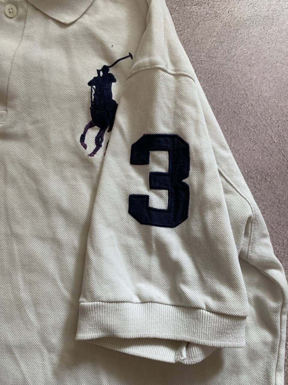 Polo Ralph Lauren × Vintage Polo Ralph Lauren England Japanese distressed rugby polo Size US L / EU 52-54 / 3 - 6 Thumbnail