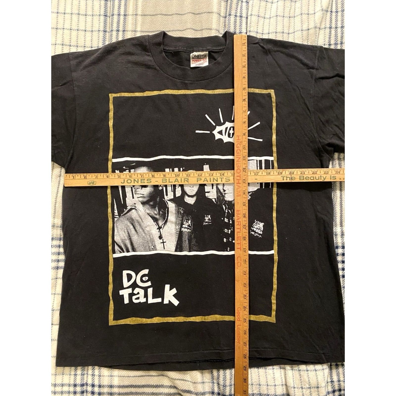 Vintage VINTAGE DC Talk T Shirt 90s Single Stitch Christian Rock Rap Size XL Black Crew Neck Short Sleeve Mens Cotton Oneita Size US XL / EU 56 / 4 - 4 Thumbnail