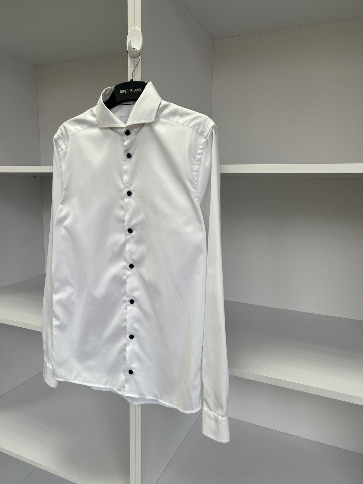 Eton × Vintage Vintage Eton Denim White Button Up Shirt Size US M / EU 48-50 / 2 - 6 Thumbnail
