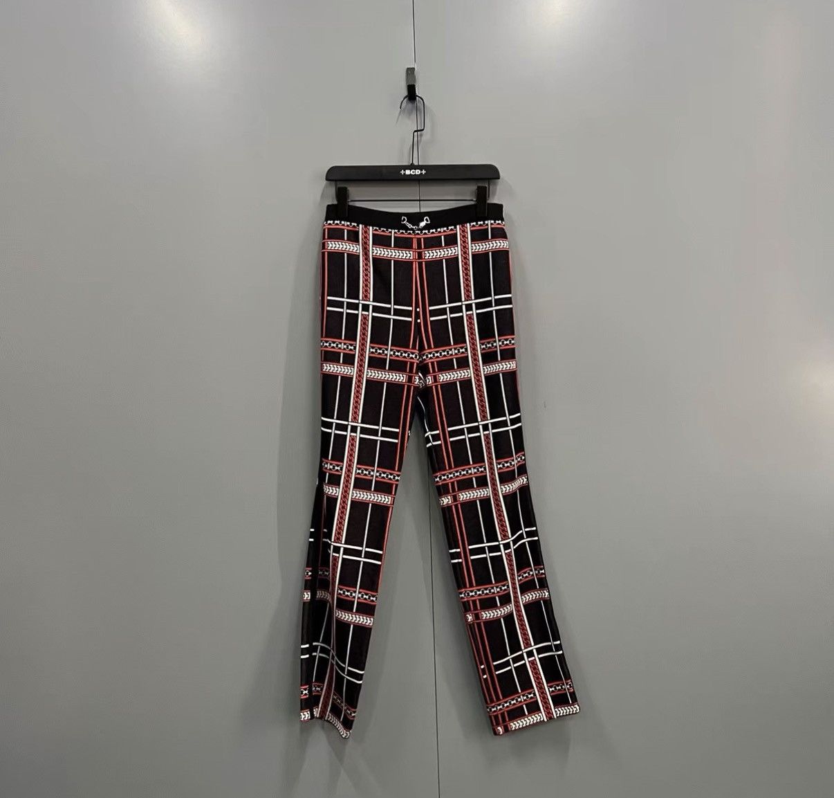 Hermes Hermès Plaid Chain Pants J41 Size 27" / US 4 / IT 40 - 1 Thumbnail