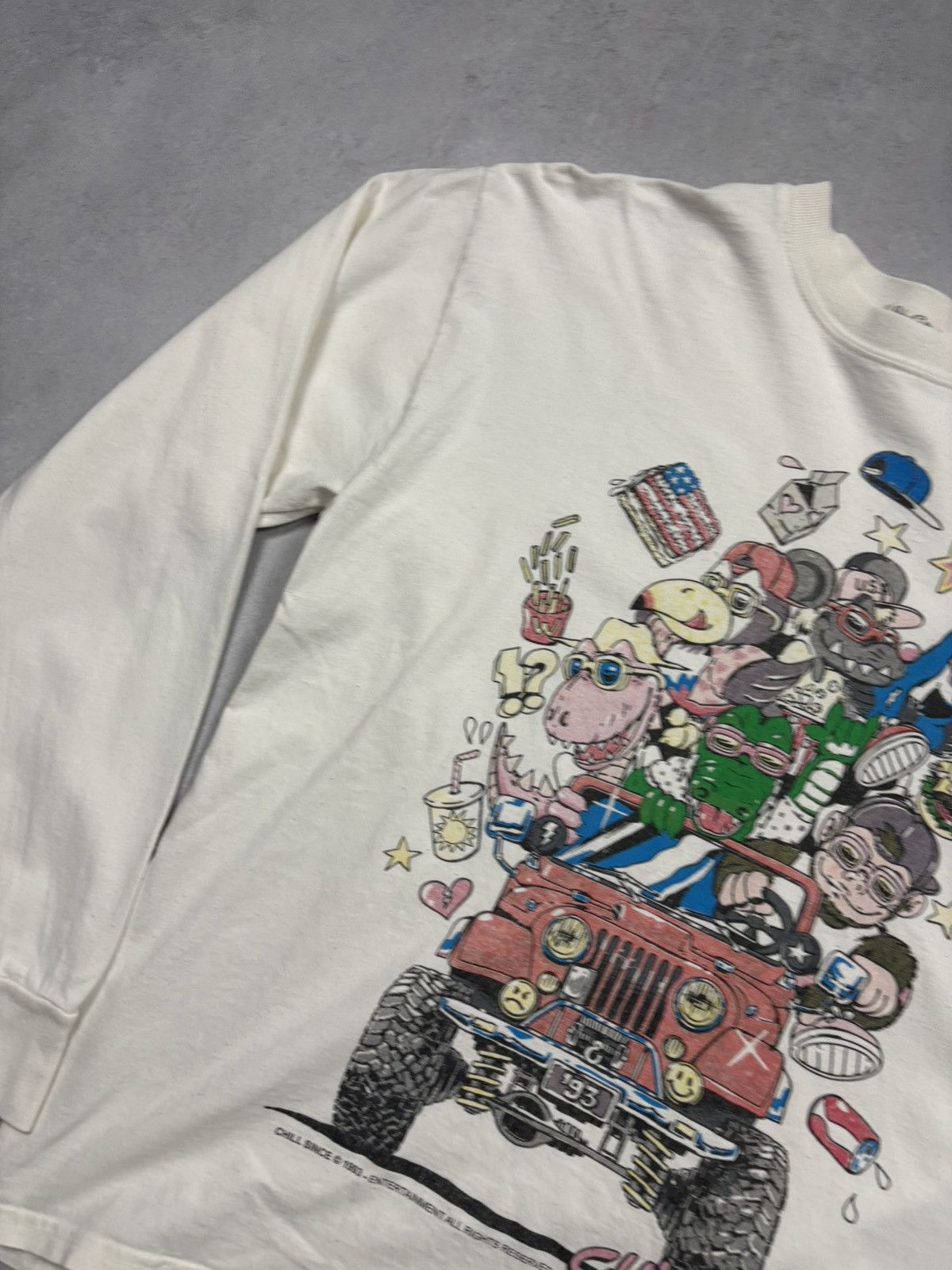 Vintage Vintage Chill Since 1993 Cartoon Graphic Long Sleeve Y2K M Size US M / EU 48-50 / 2 - 4 Thumbnail