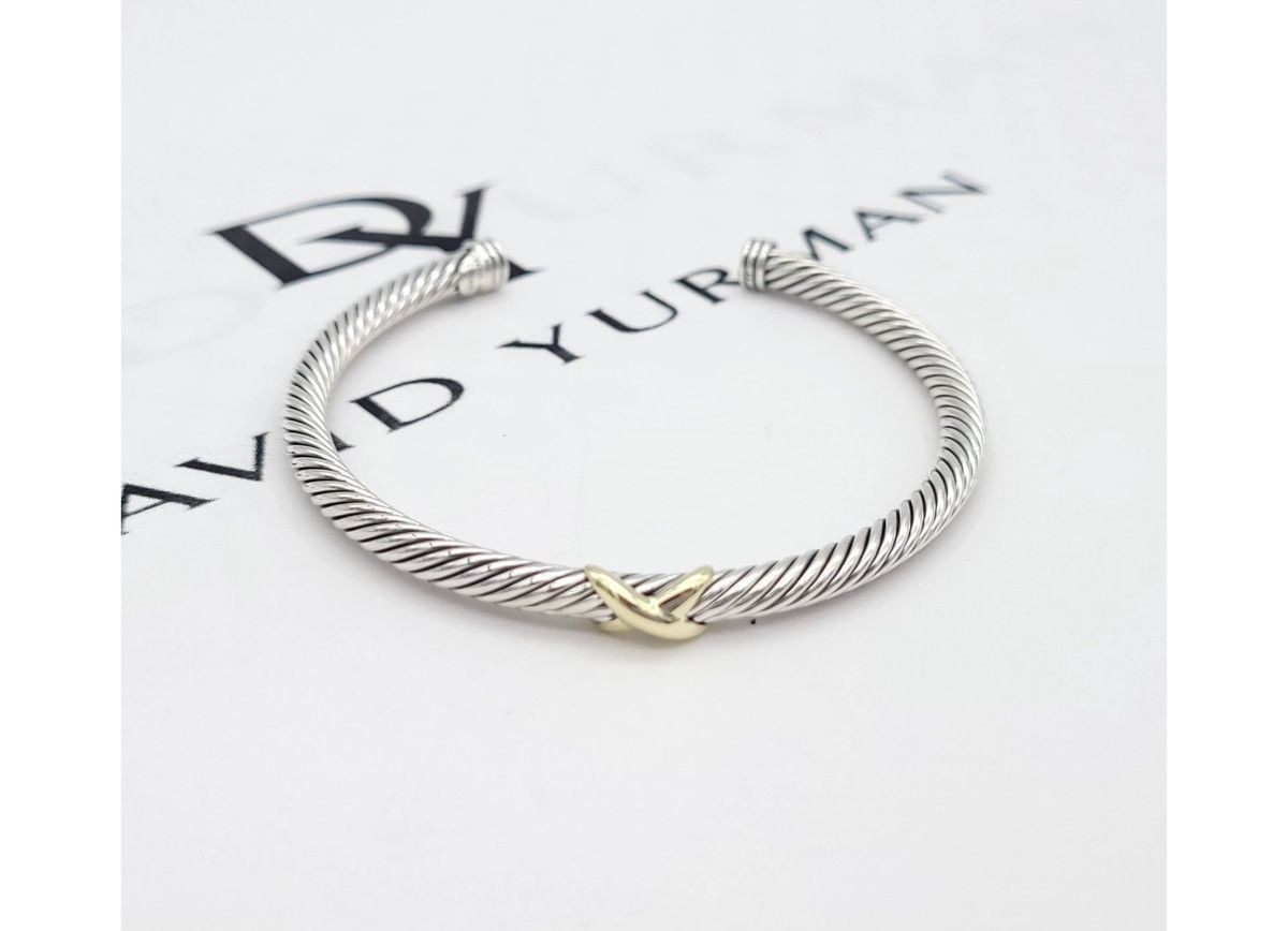David Yurman David Yurman X18k Classic Cable Bangle 4mm Sz Medium Size ONE SIZE - 1 Thumbnail