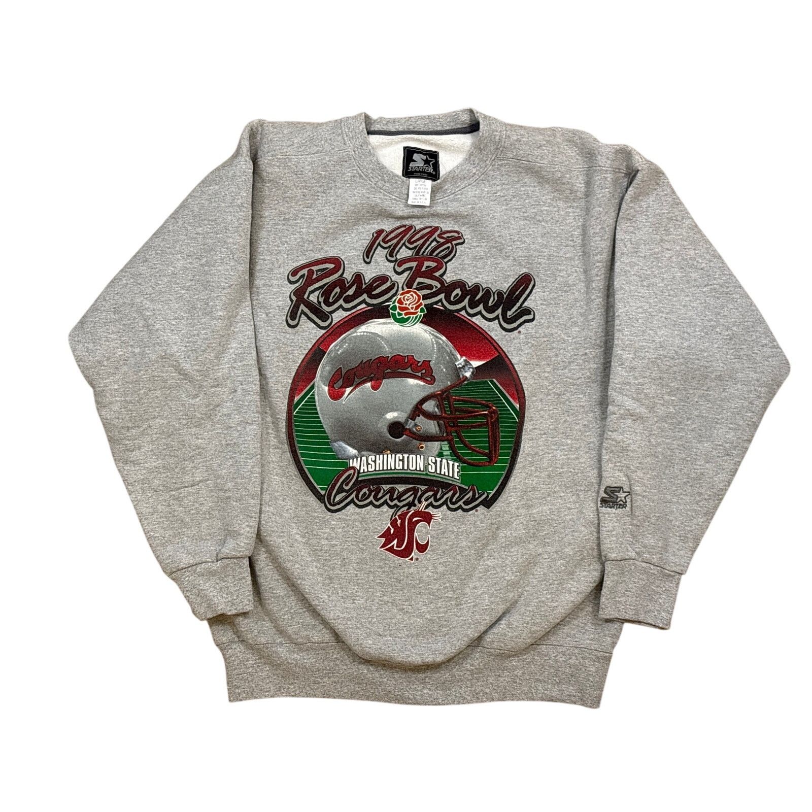 Starter VTG 1998 Starter crew neck Rose Bowl WSU cougars L Size US L / EU 52-54 / 3 - 1 Thumbnail