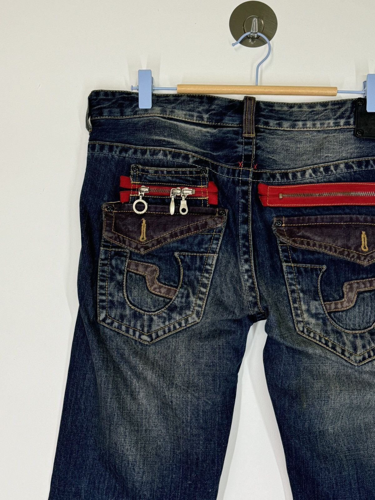 If Six Was Nine × Tornado Mart × semanticdesign Flare Zipper Pocket SEMANTIC DESIGN Boot Cut Denim Size US 34 / EU 50 - 9 Thumbnail