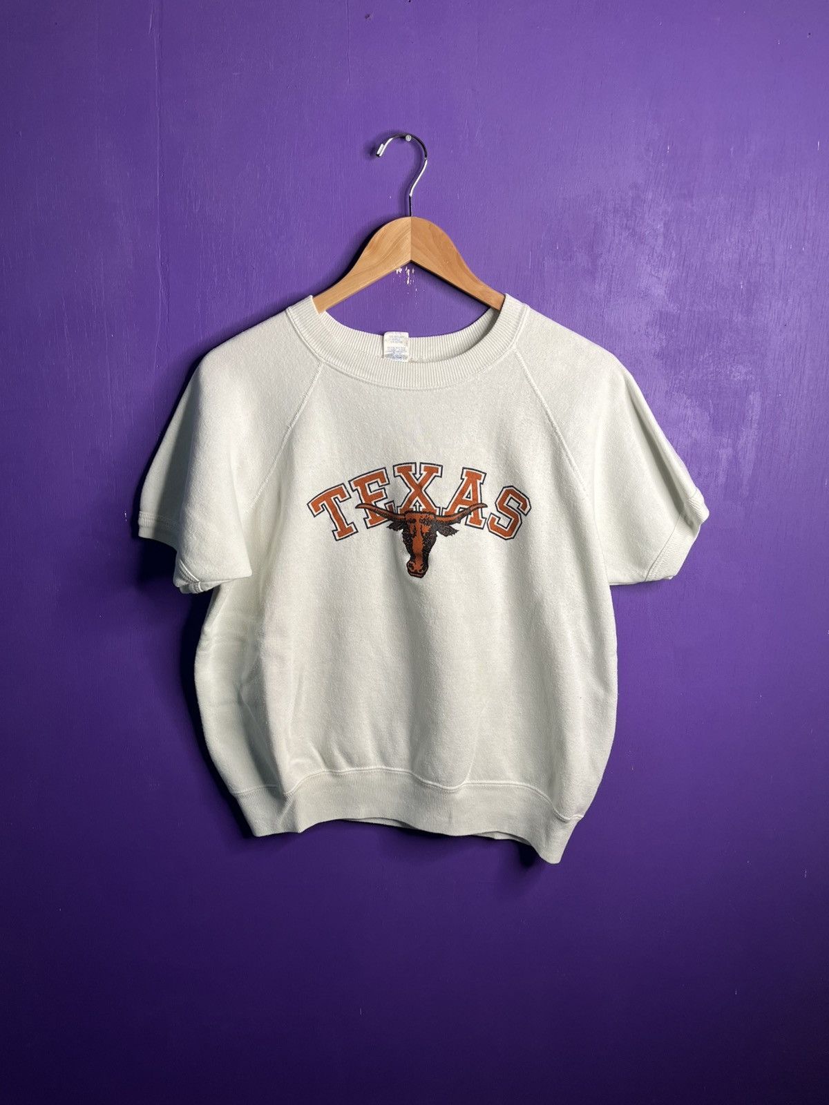 Vintage Vintage 70s Texas longhorns short sleeve crewneck Size US M / EU 48-50 / 2 - 1 Thumbnail