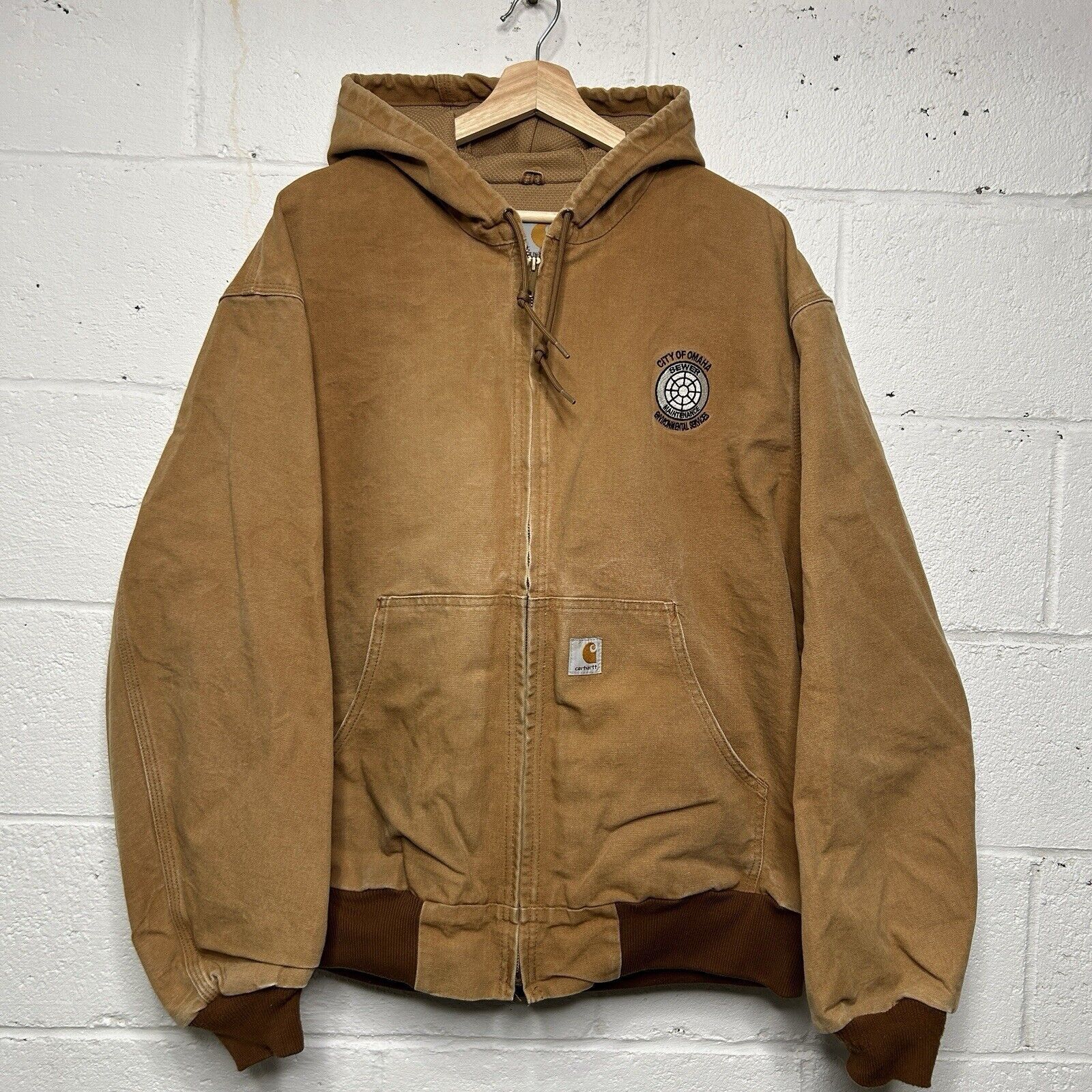Carhartt Vintage Carhartt Thermal-Lined Active Jacket “Tan” J131 BRN Size US XL / EU 56 / 4 - 1 Thumbnail
