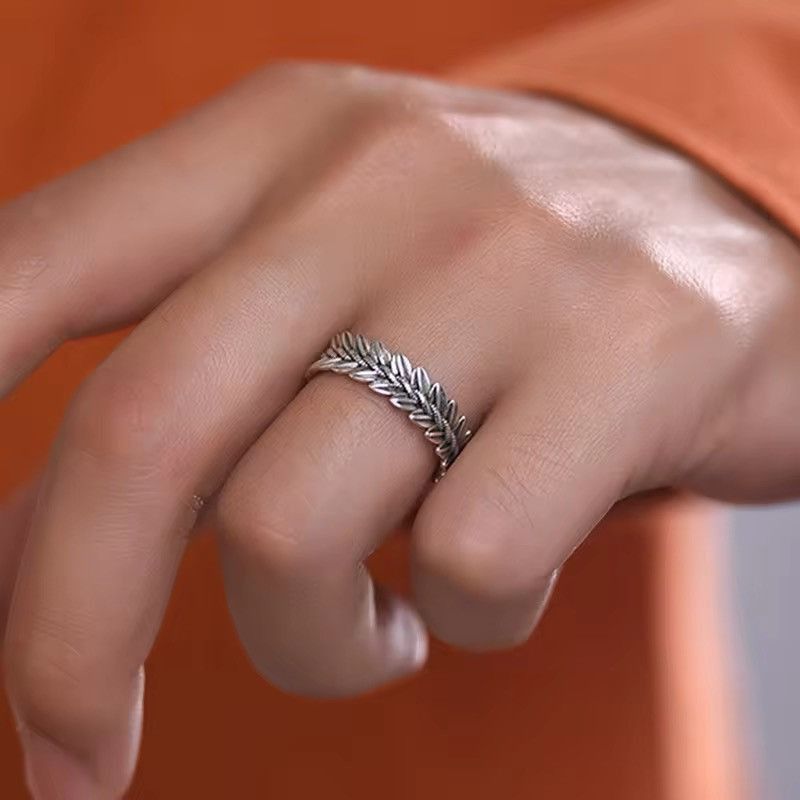Jewelry Sterling Silver Wheat Open Rings Size ONE SIZE - 5 Thumbnail
