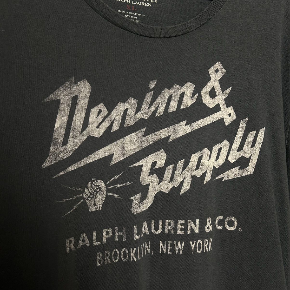 Denim & Supply Ralph Lauren Designer Denim & Supply Ralph Lauren big logo y2k tee Size US XL / EU 56 / 4 - 2 Thumbnail