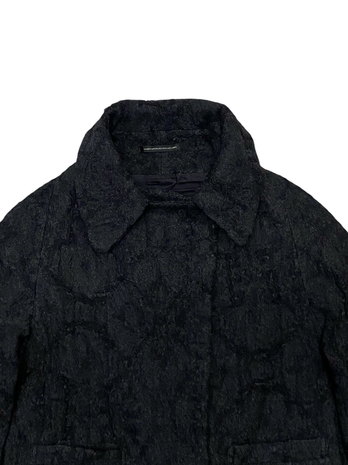Yohji Yamamoto Yohji Yamamoto Y,s Embossed Pattern Wool Jacket Size M / US 6-8 / IT 42-44 - 8 Thumbnail